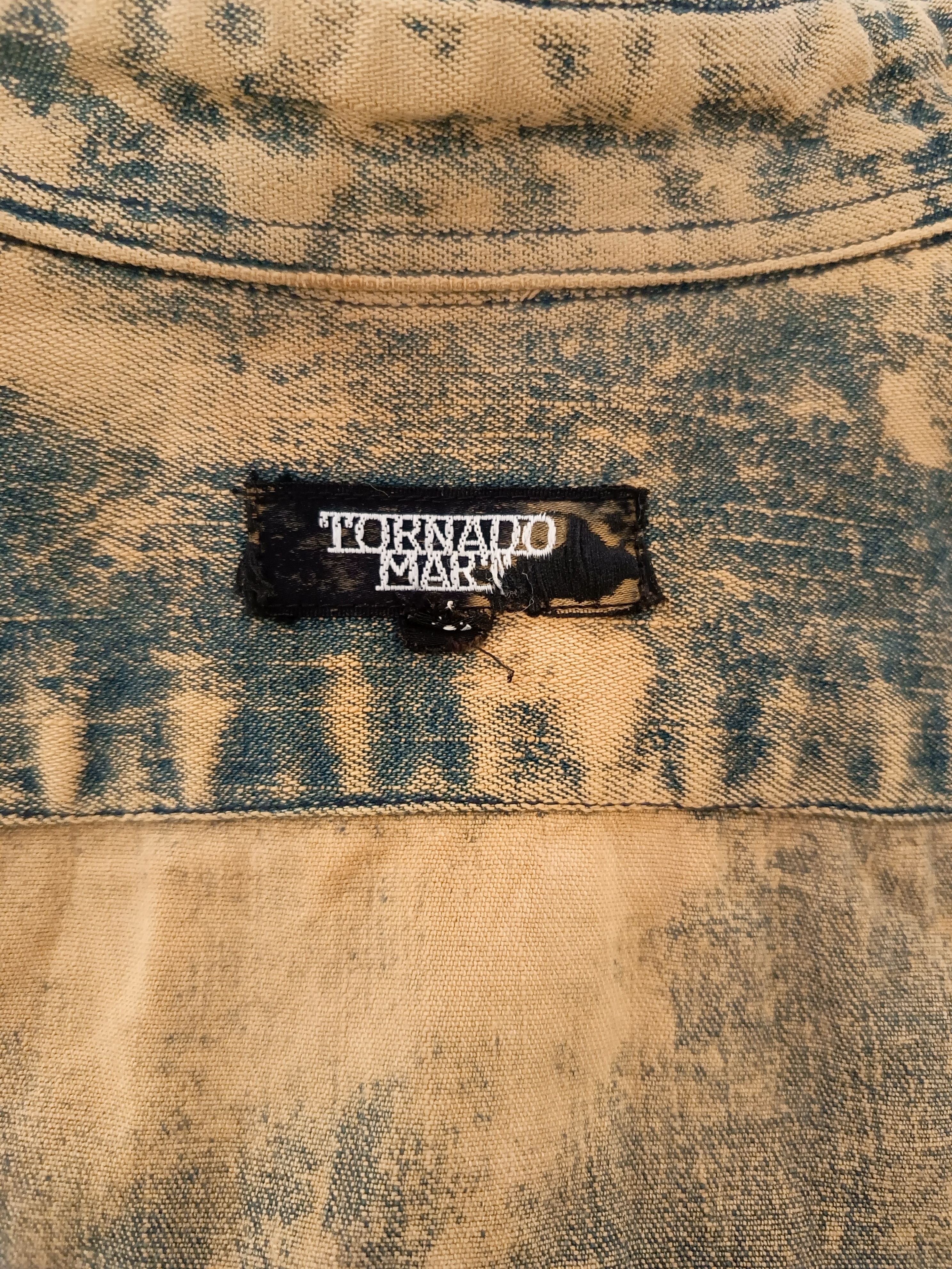 Tornado Mart GRADIENT Mud Max Wash Distressed Denim Size L / US 10 / IT 46 - 6 Thumbnail