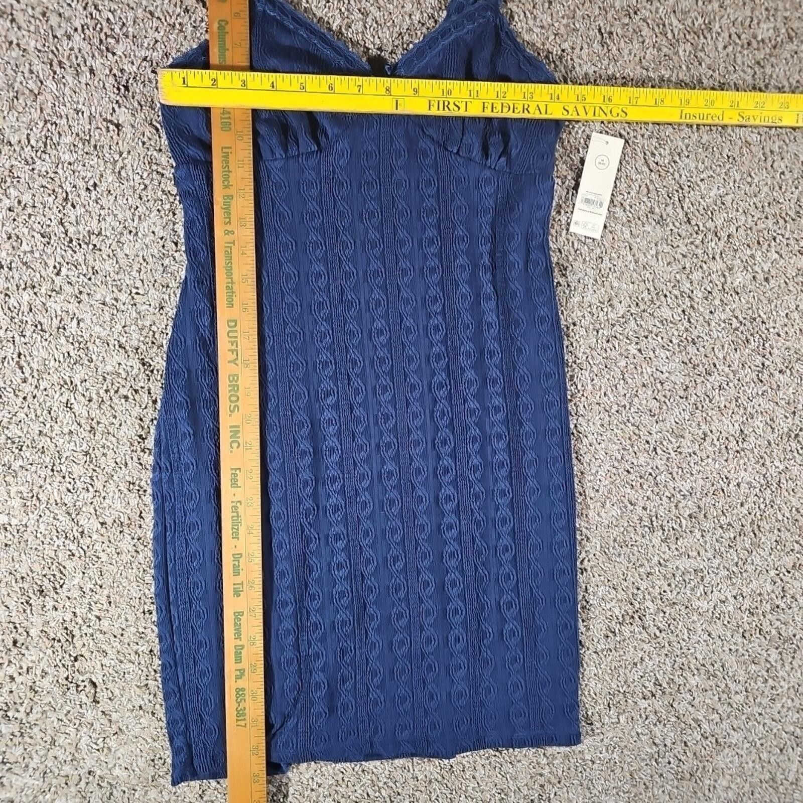 Other No Boundaries Blue Lace Trim Dress M8-10 NWT Size M / US 6-8 / IT 42-44 - 5 Thumbnail