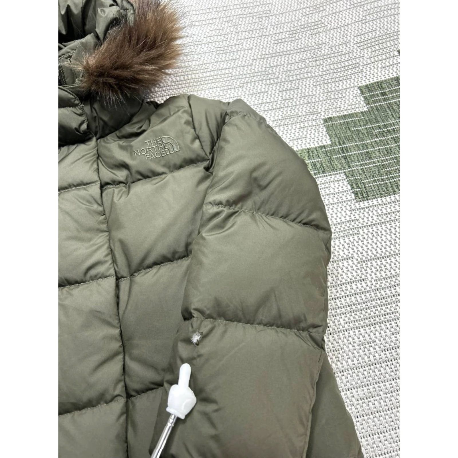 The North Face The North Face Jacket Womens Small Green 550 Down Insulated Full Zip Puffer Size S / US 4 / IT 40 - 6 Thumbnail