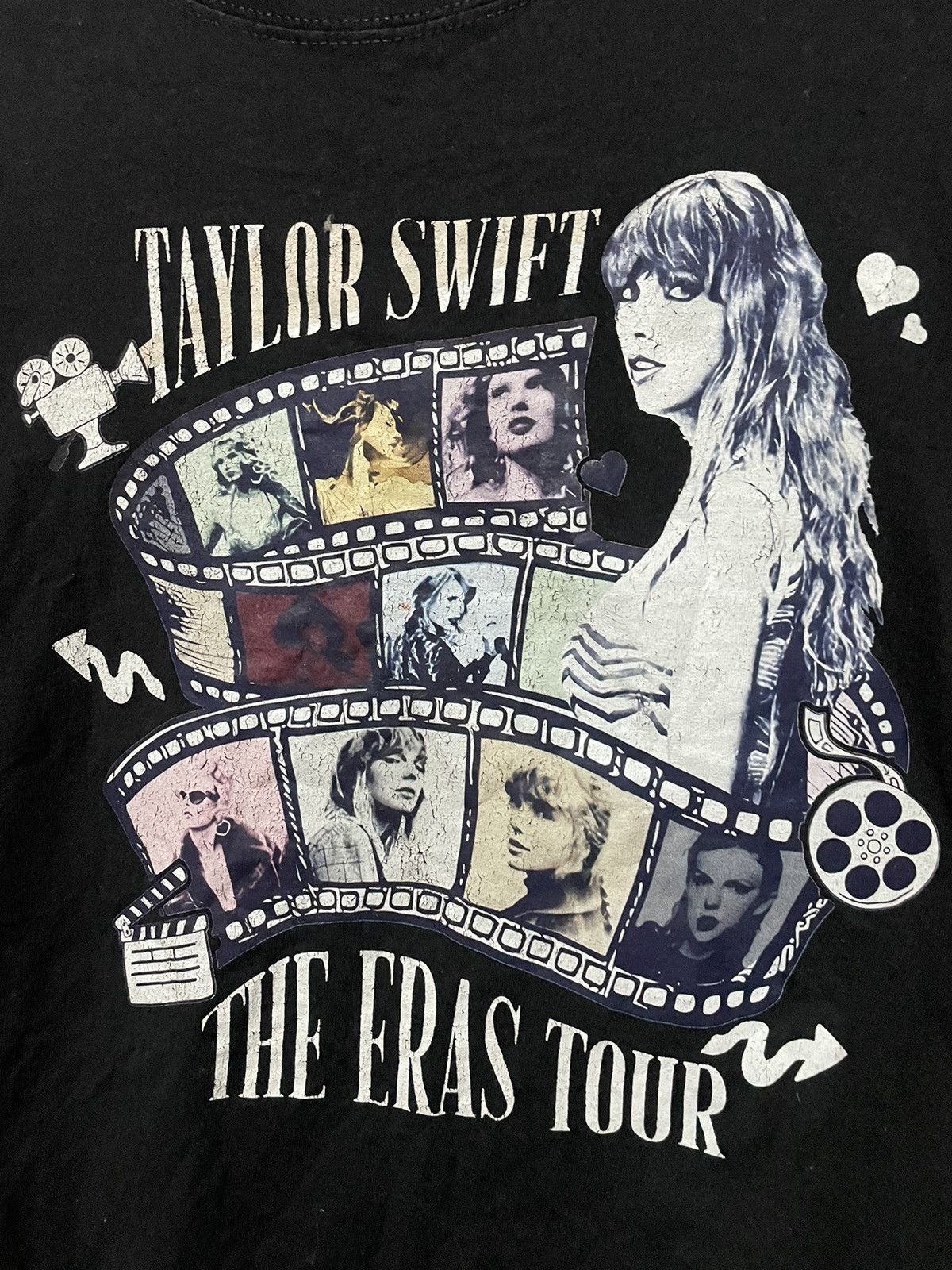 Band Tees × Vintage Taylor Swift Eras Tour Merch T Shirt Band Tee Size US M / EU 48-50 / 2 - 3 Thumbnail