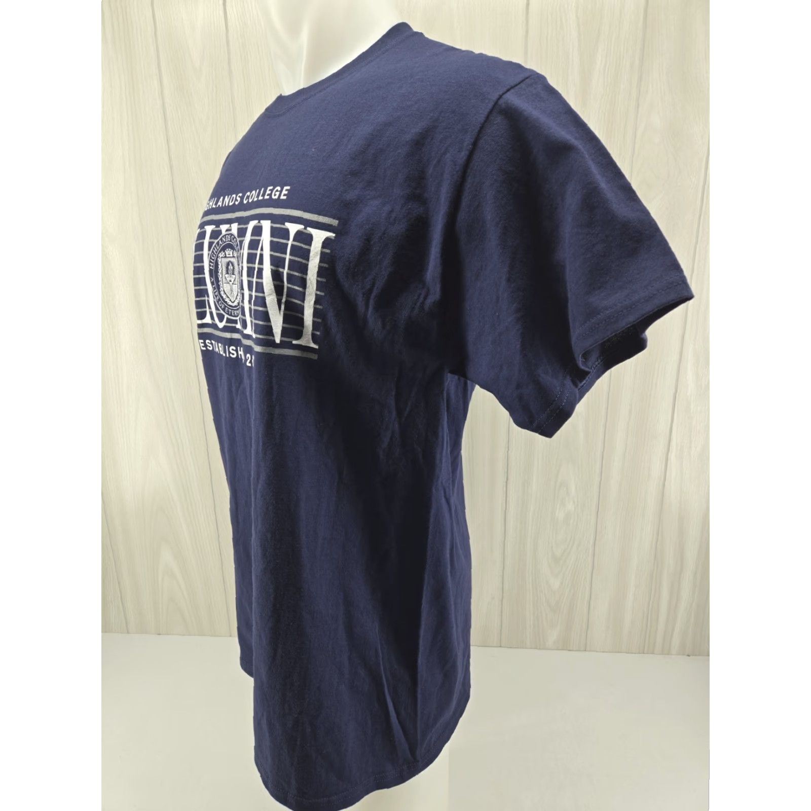 Port & Company Georgia Highlands College Alumni T Shirt Blue Size Large Mens Size US L / EU 52-54 / 3 - 4 Thumbnail