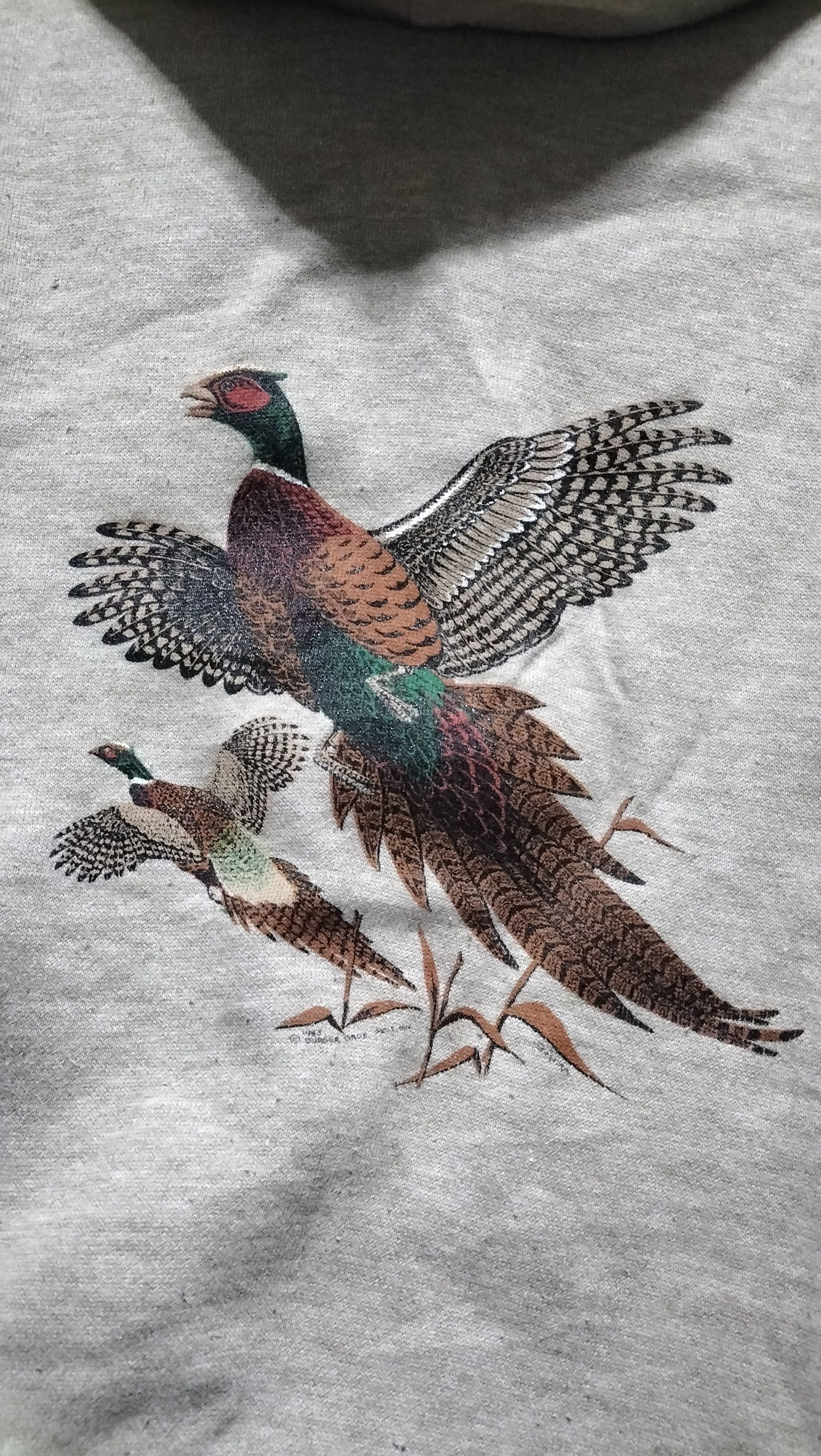 Russell Athletic 70s Duck Arts Hunters Hoodie Sweatshirt Rayon Size US XL / EU 56 / 4 - 4 Thumbnail