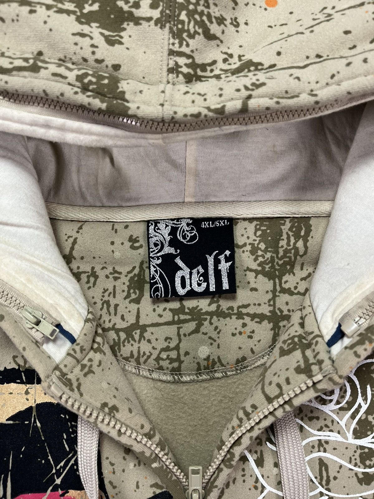 Southpole 00s Delf Baggy Printed AOP Skulls Zip Hoodie 4XL Imperious Size US XXL / EU 58 / 5 - 10 Thumbnail