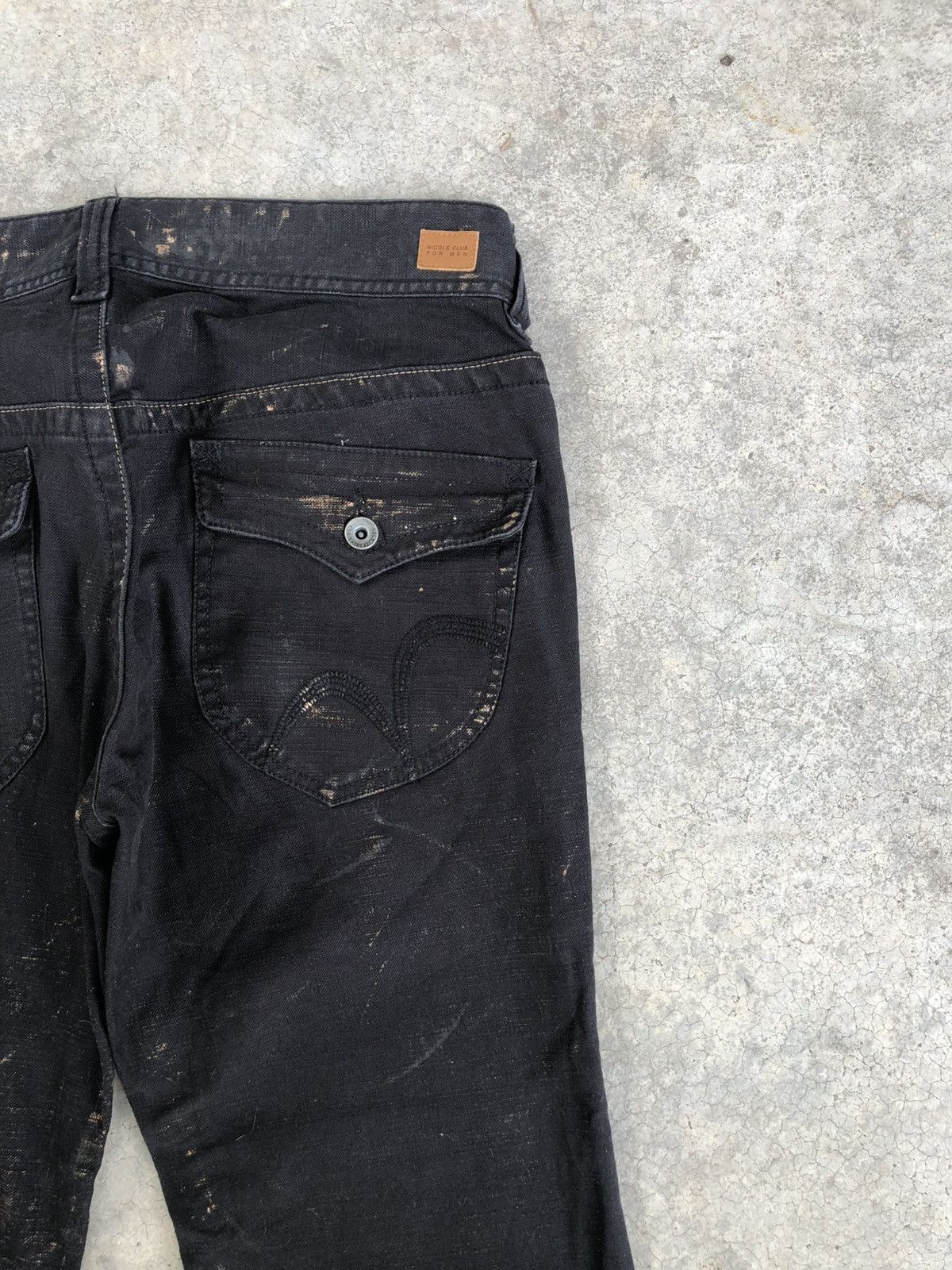 If Six Was Nine Nicole Club Flared Jeans Wax Jeans Distressed Size US 32 / EU 48 - 10 Thumbnail