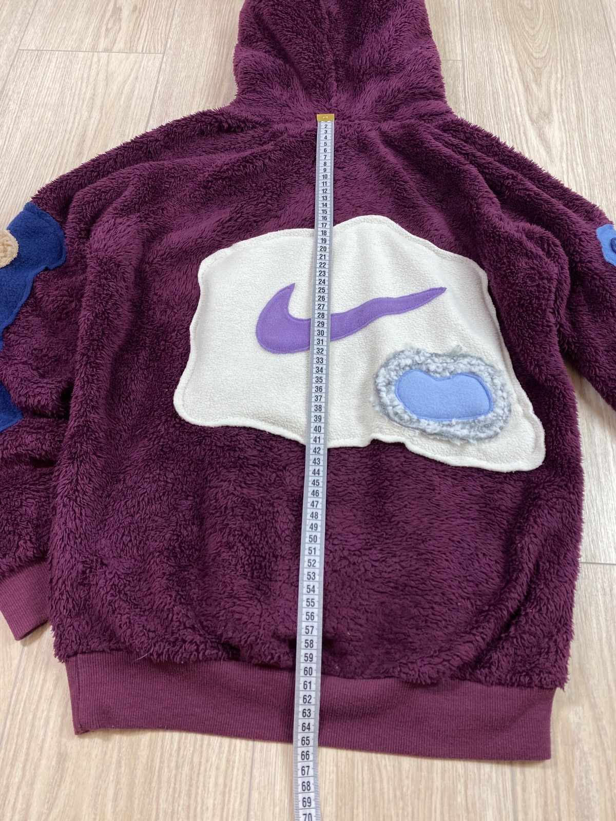Nike × Vintage Vintage Nike Custom UFO Center Swoosh Oversize Hoodie Y2K UK Size US S / EU 44-46 / 1 - 10 Thumbnail