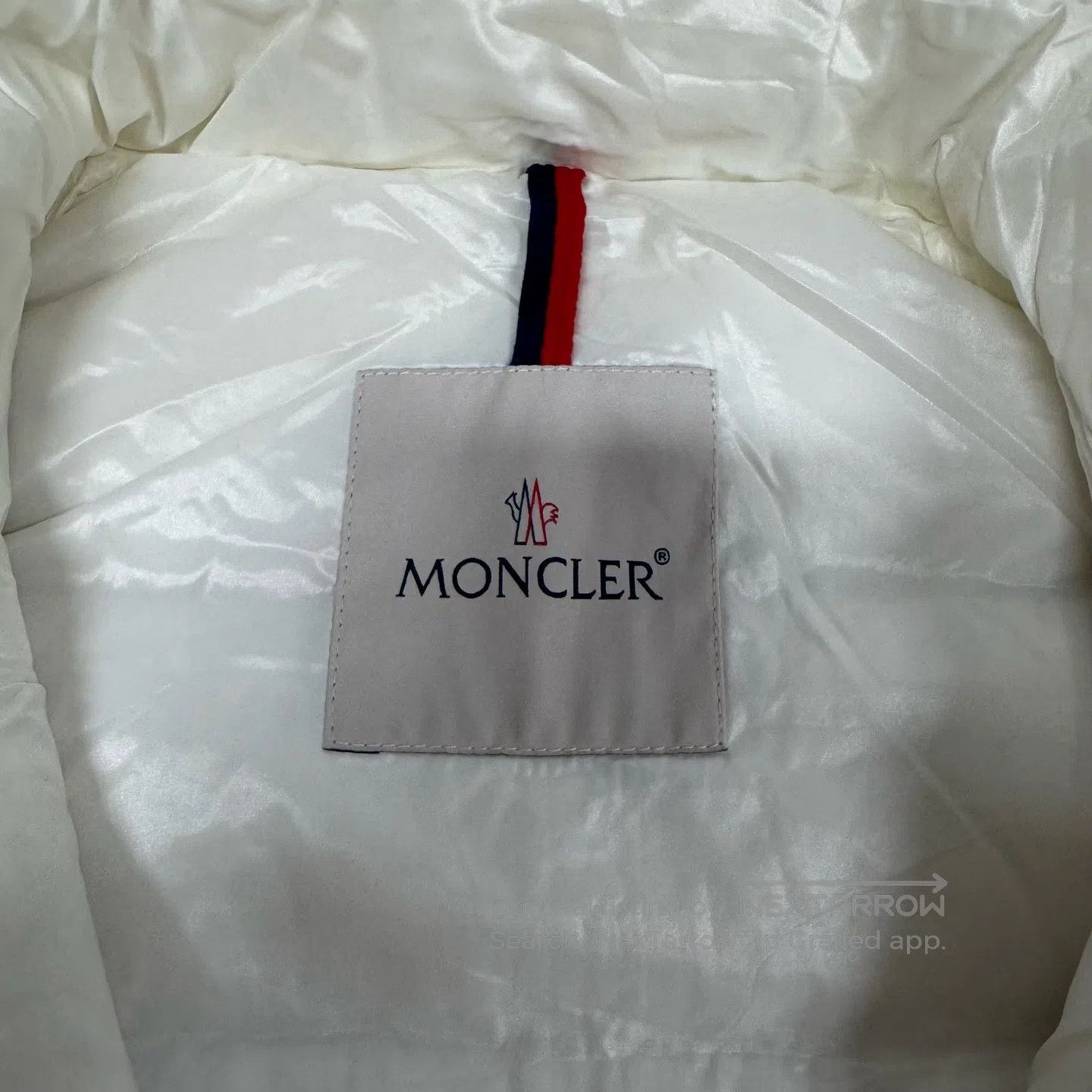 Moncler Moncler size 4 Ghany White Standing-Collar Down Jacket| Size XL / US 12-14 / IT 48-50 - 5 Thumbnail