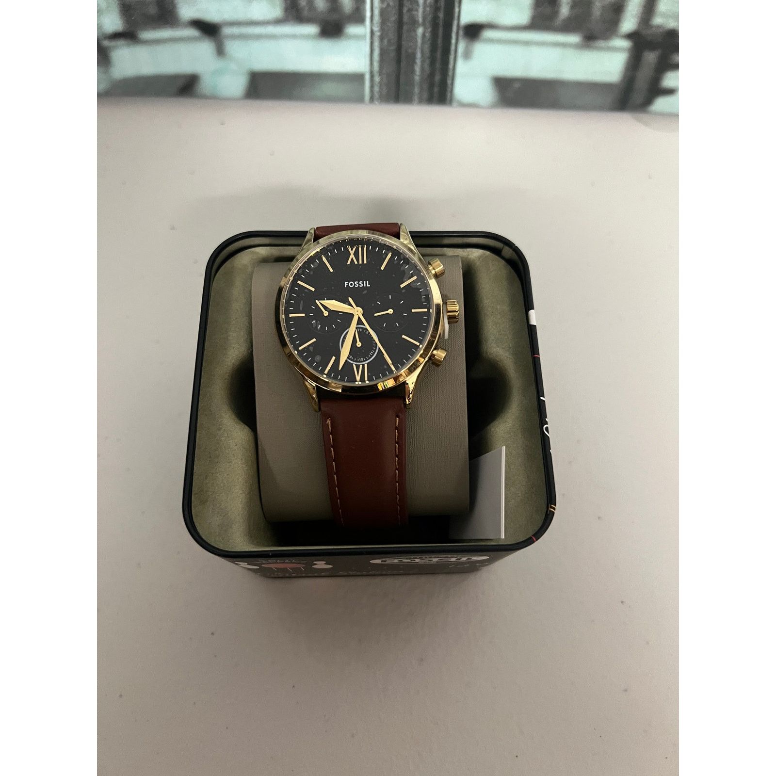 Fossil Fossil BQ2404 Fenmore Multifunction Brown Leather Watch Size ONE SIZE - 1 Thumbnail