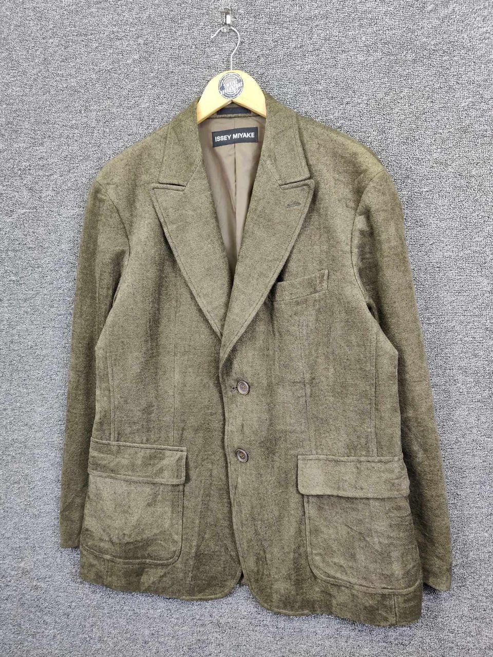 Issey Miyake Vintage 90s Issey Miyake Single Breasted Blazer Jacket Size US L / EU 52-54 / 3 - 2 Thumbnail