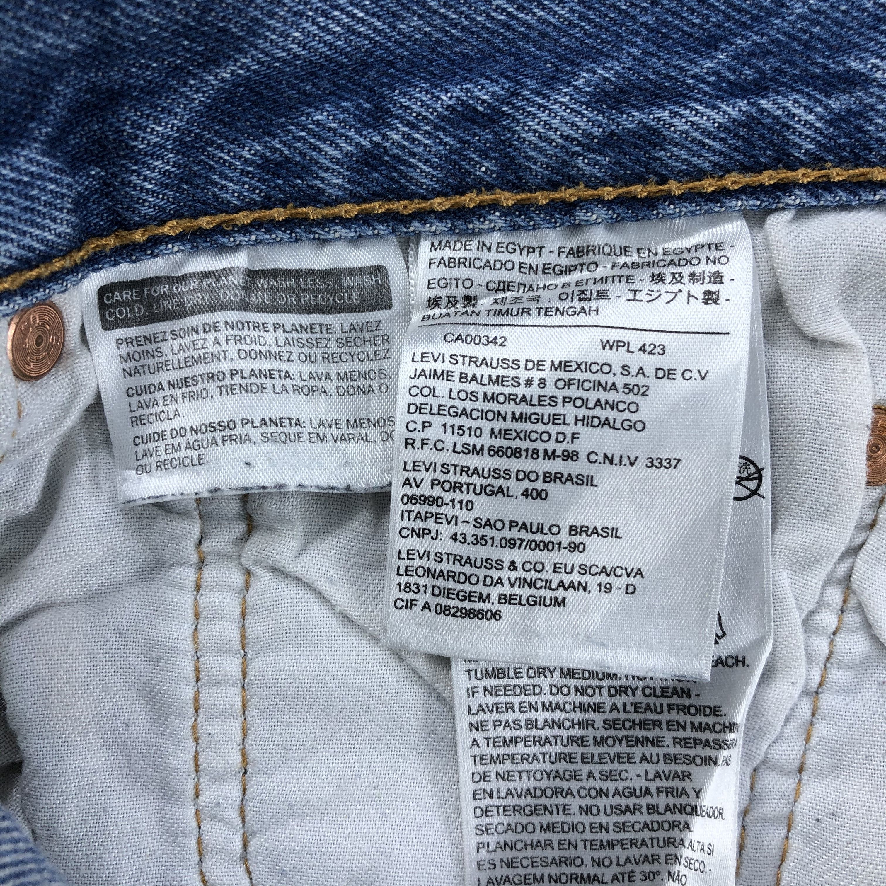 Levi's Vintage Blue Wash Levis 501 Jeans-J1544 Size US 31 - 9 Thumbnail
