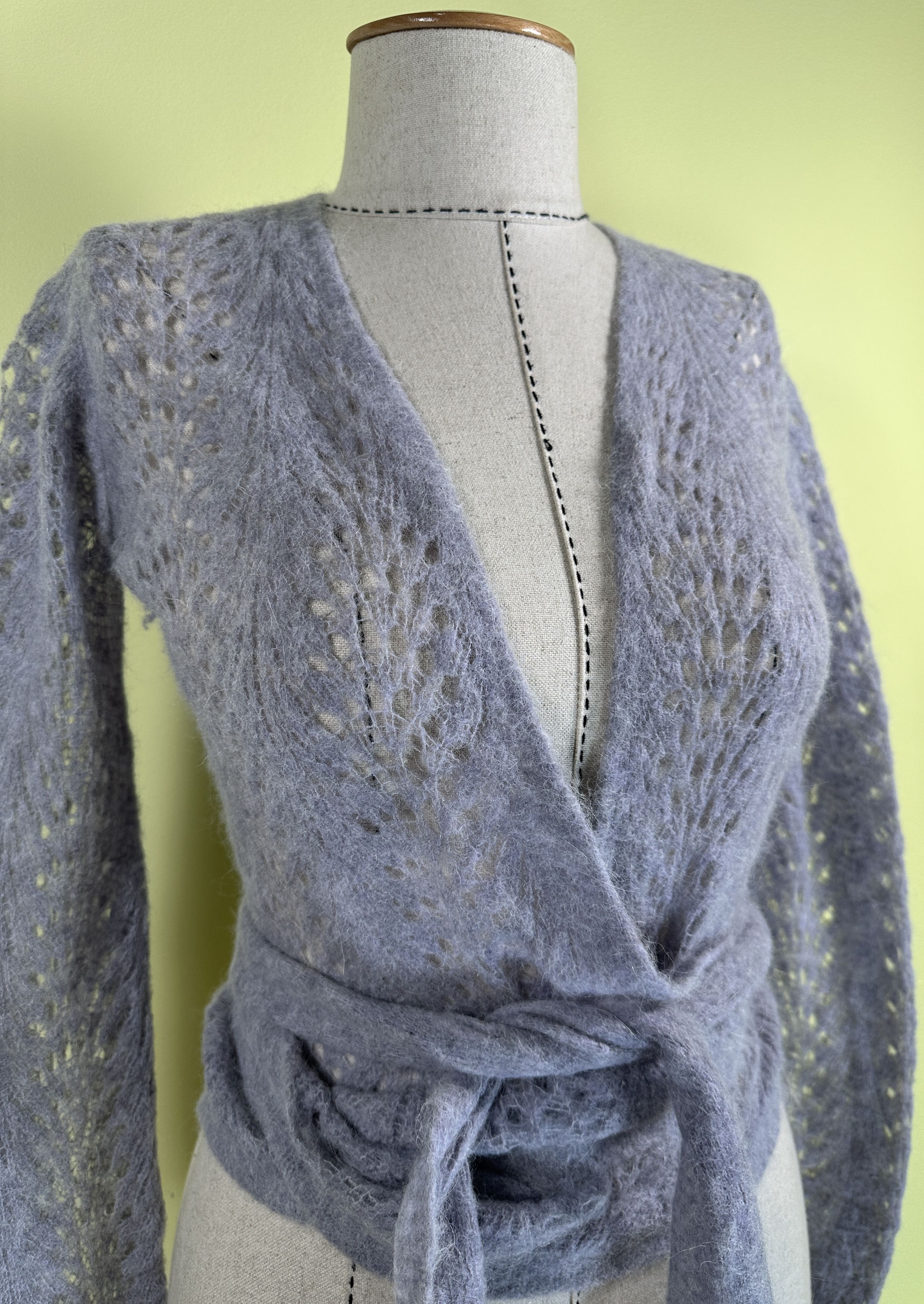 Designer Chiara Bertani Mohair cardigan Size S / US 4 / IT 40 - 2 Thumbnail