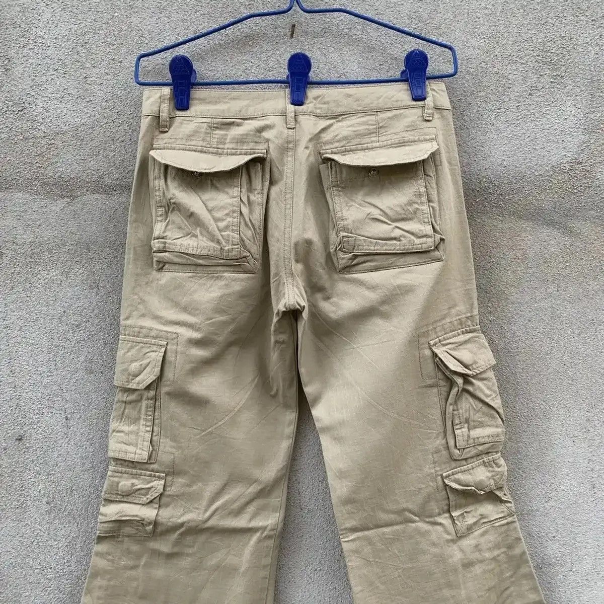 Devilock PEACH JOHN TROUSERS FLARE BOOTCUT CARGO WIDE LEG MULTI PANTS Size US 28 / EU 44 - 9 Thumbnail