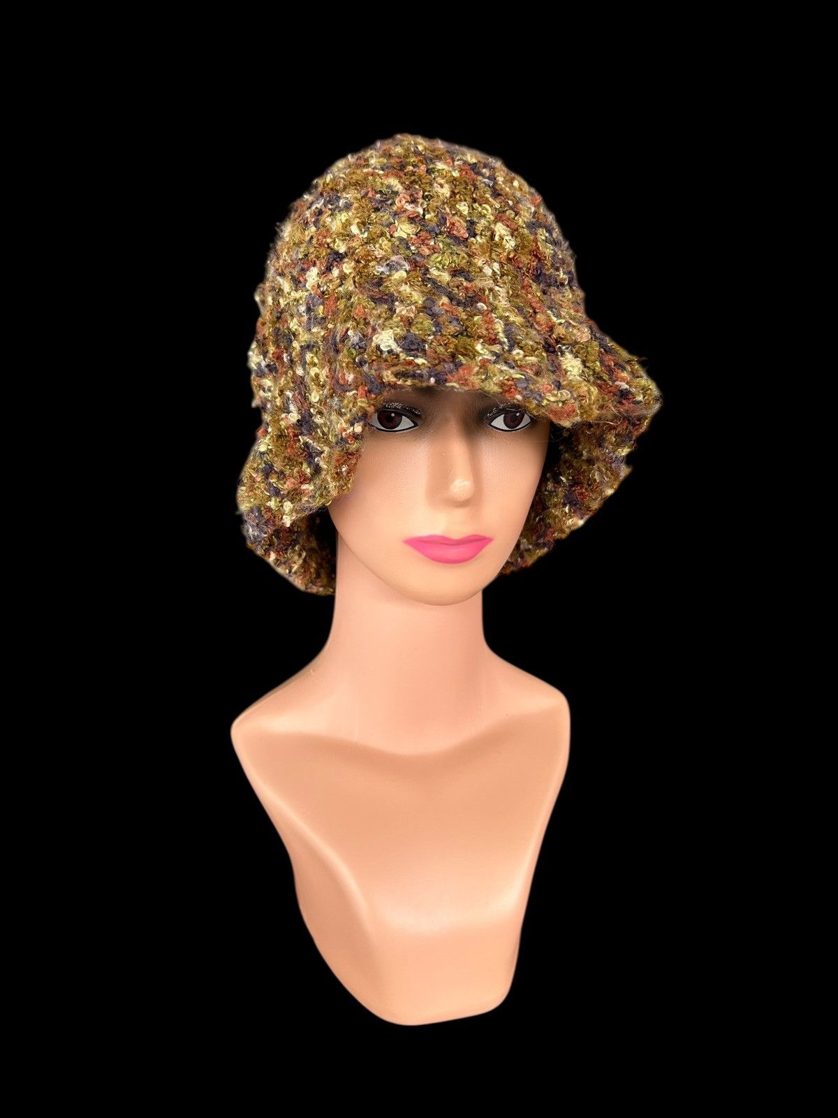 Japanese Brand × Kapital × Vintage Crochet Knitted Handmade Bucket Hats Size ONE SIZE - 5 Thumbnail