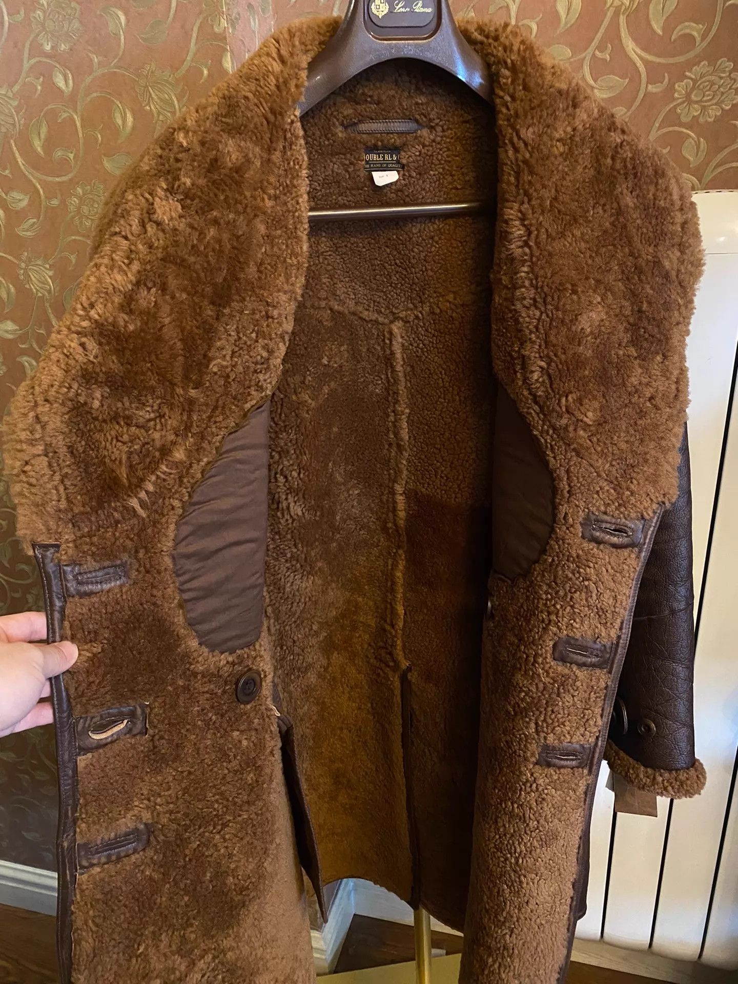 RRL Ralph Lauren RRL Farmer Heavy Distressed Caviar Leather Jacket Size US M / EU 48-50 / 2 - 4 Thumbnail