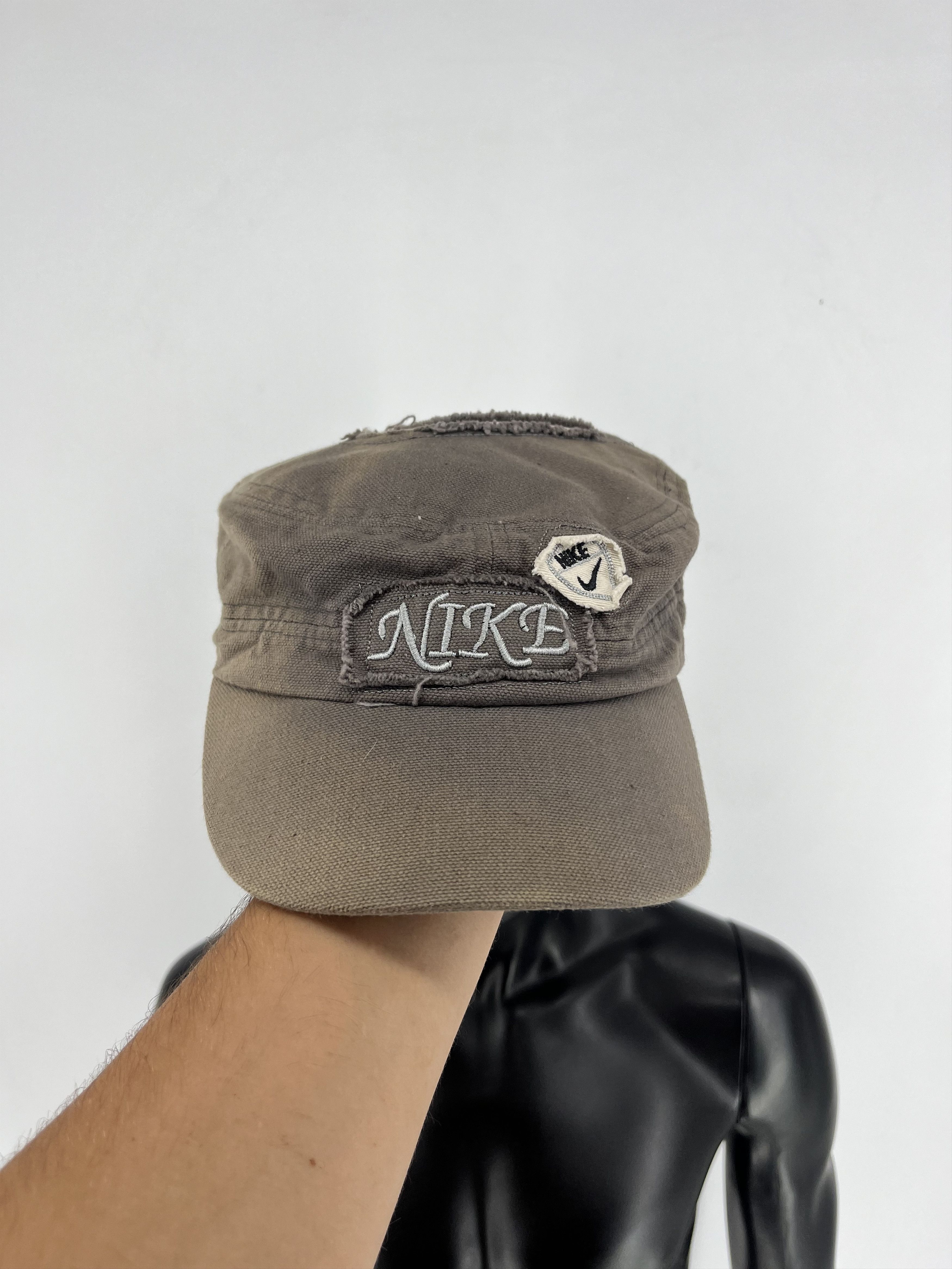 Nike × Vintage Nike Y2K 90s Vintage Hat Cap Swoosh Streetwear Avant Garde Size ONE SIZE - 2 Thumbnail