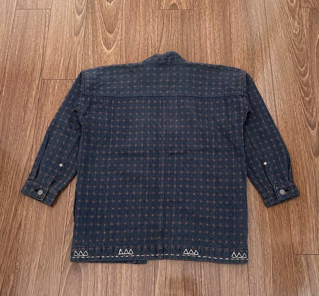 Visvim VISVIM ICT SASHIKO SANJURO KIMONO JKT Size US S / EU 44-46 / 1 - 2 Thumbnail