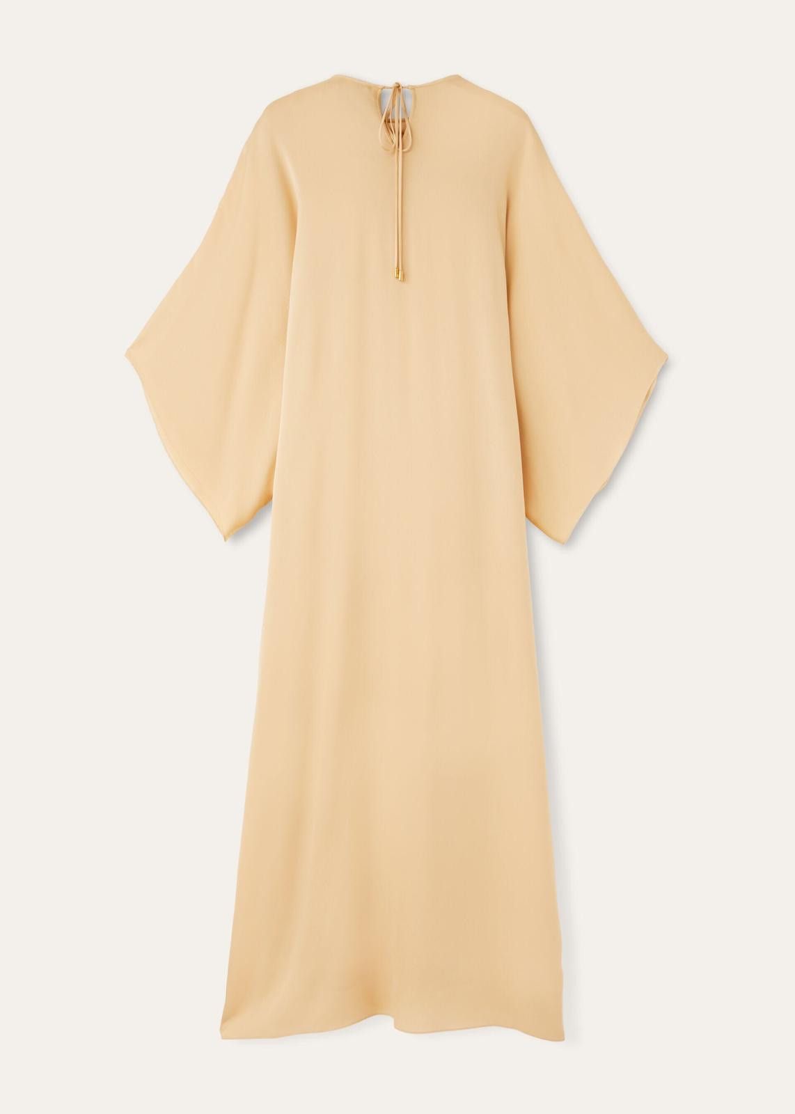 Loro Piana o1srvl11e0125 FAN8309 Jayma Silk Dress in Yellow Size S / US 4 / IT 40 - 2 Thumbnail