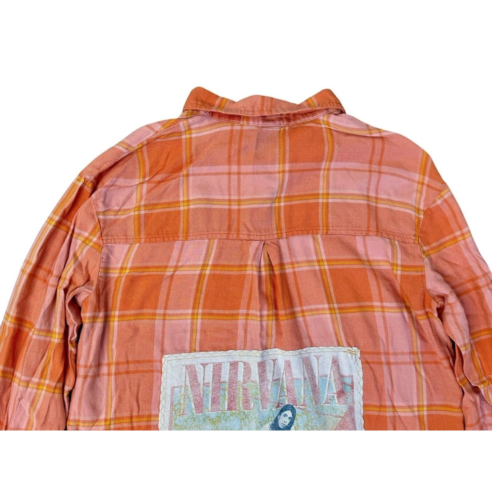 Nirvana NIRVANA Retro Vintage 90s Grunge Rock Plaid Flannel Size M Size M / US 6-8 / IT 42-44 - 9 Thumbnail