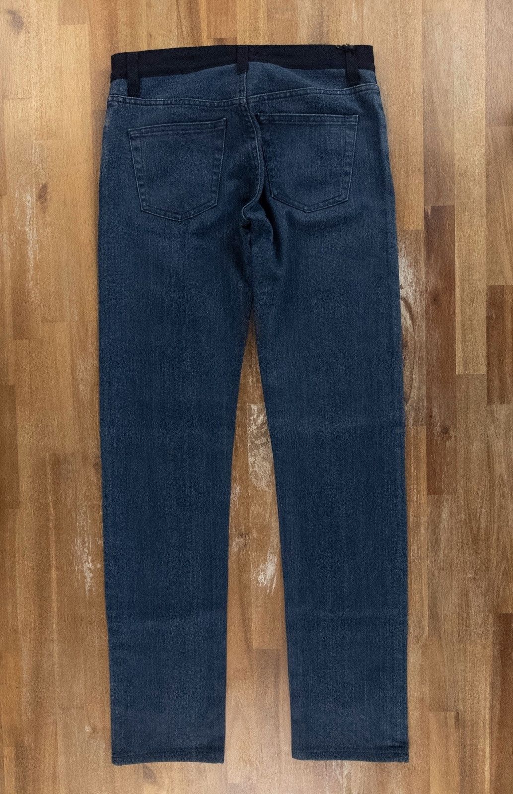 Acne Studios LANVIN x ACNE STUDIOS vintage blue stretch pants jeans 29 Size 29" - 6 Thumbnail