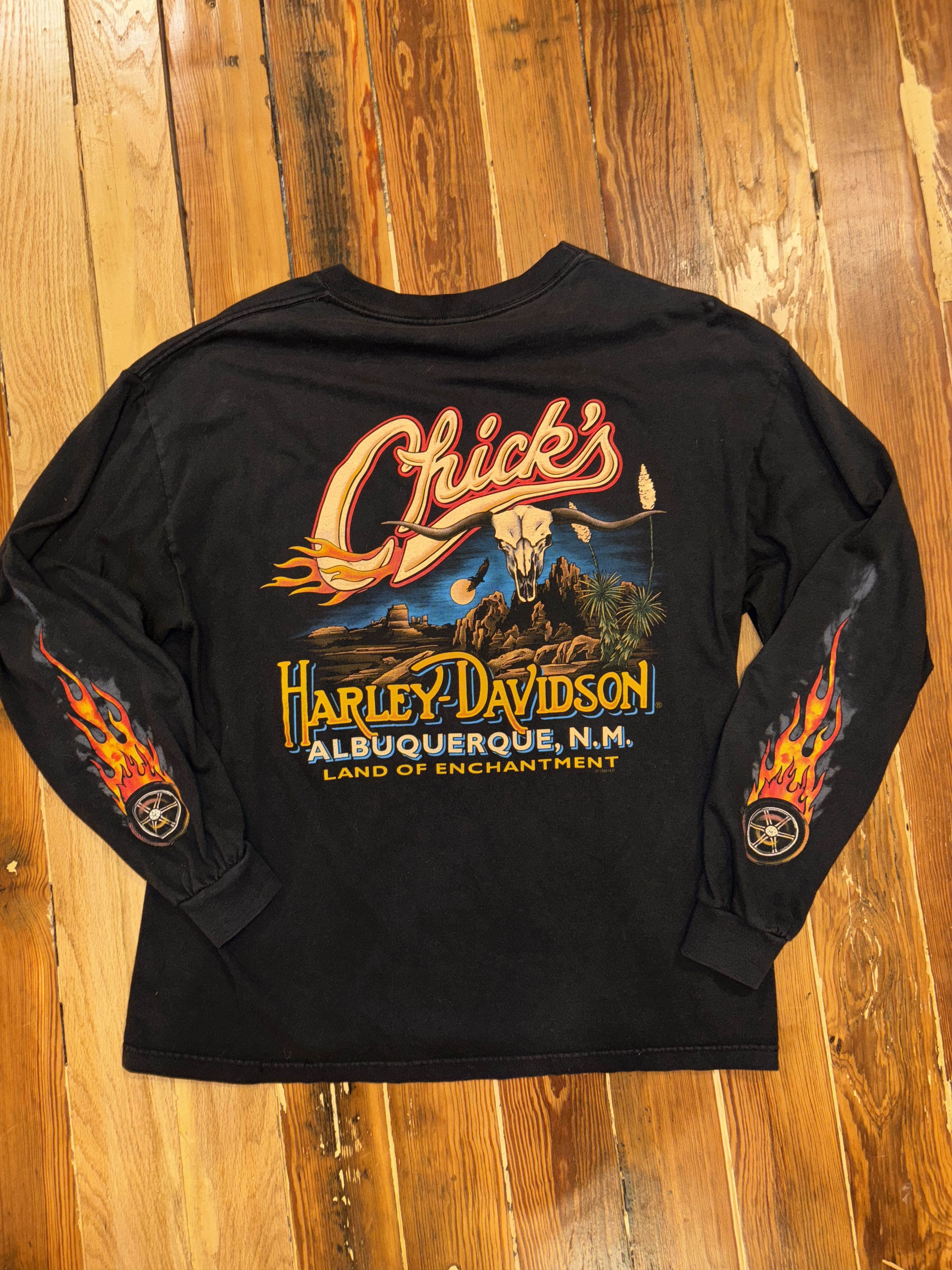 Harley Davidson Flames Shirt | Grailed