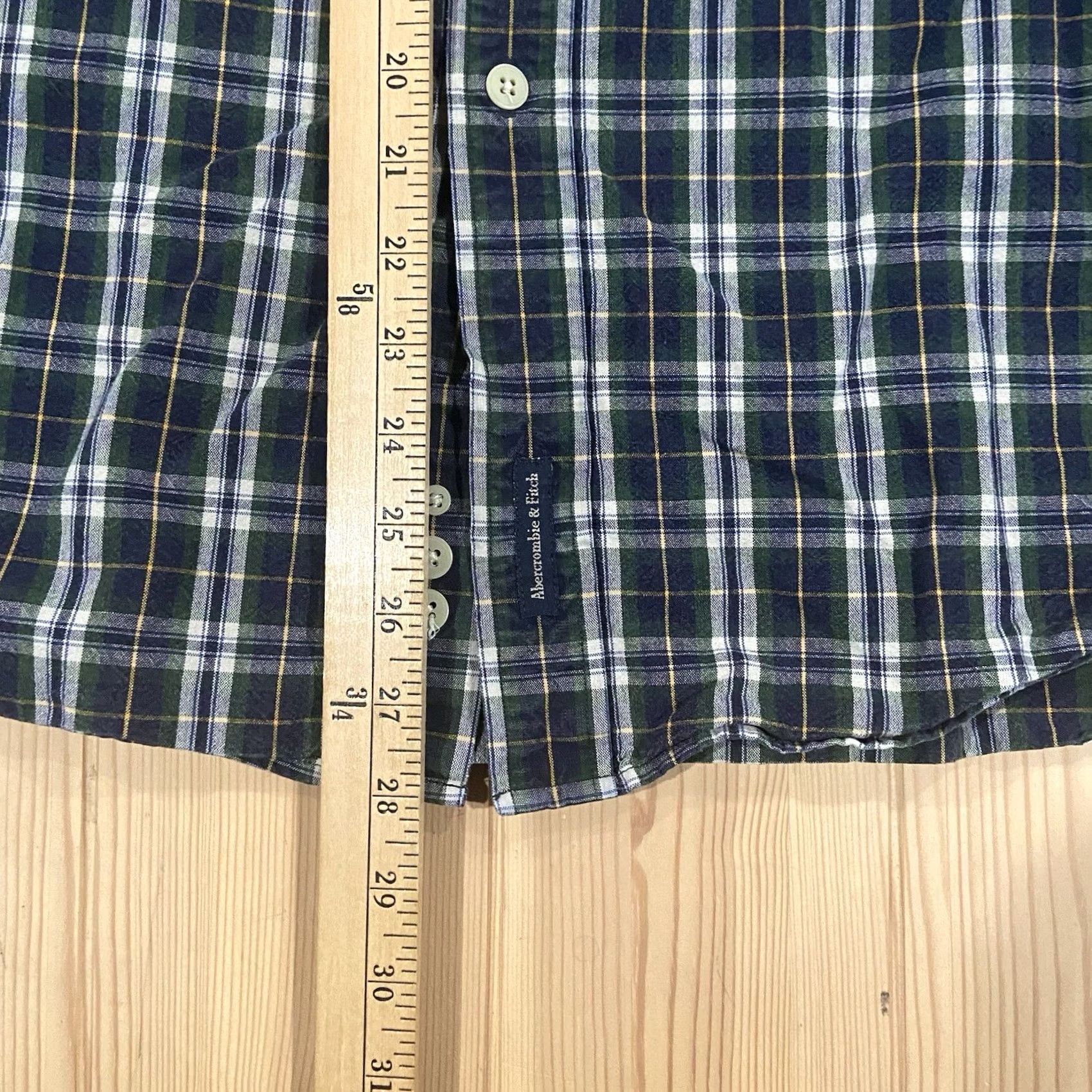 Abercrombie & Fitch VINTAGE Abercrombie & Fitch Shirt Mens M Plaid Oversized Button Up Long Sleeve Size US M / EU 48-50 / 2 - 3 Thumbnail