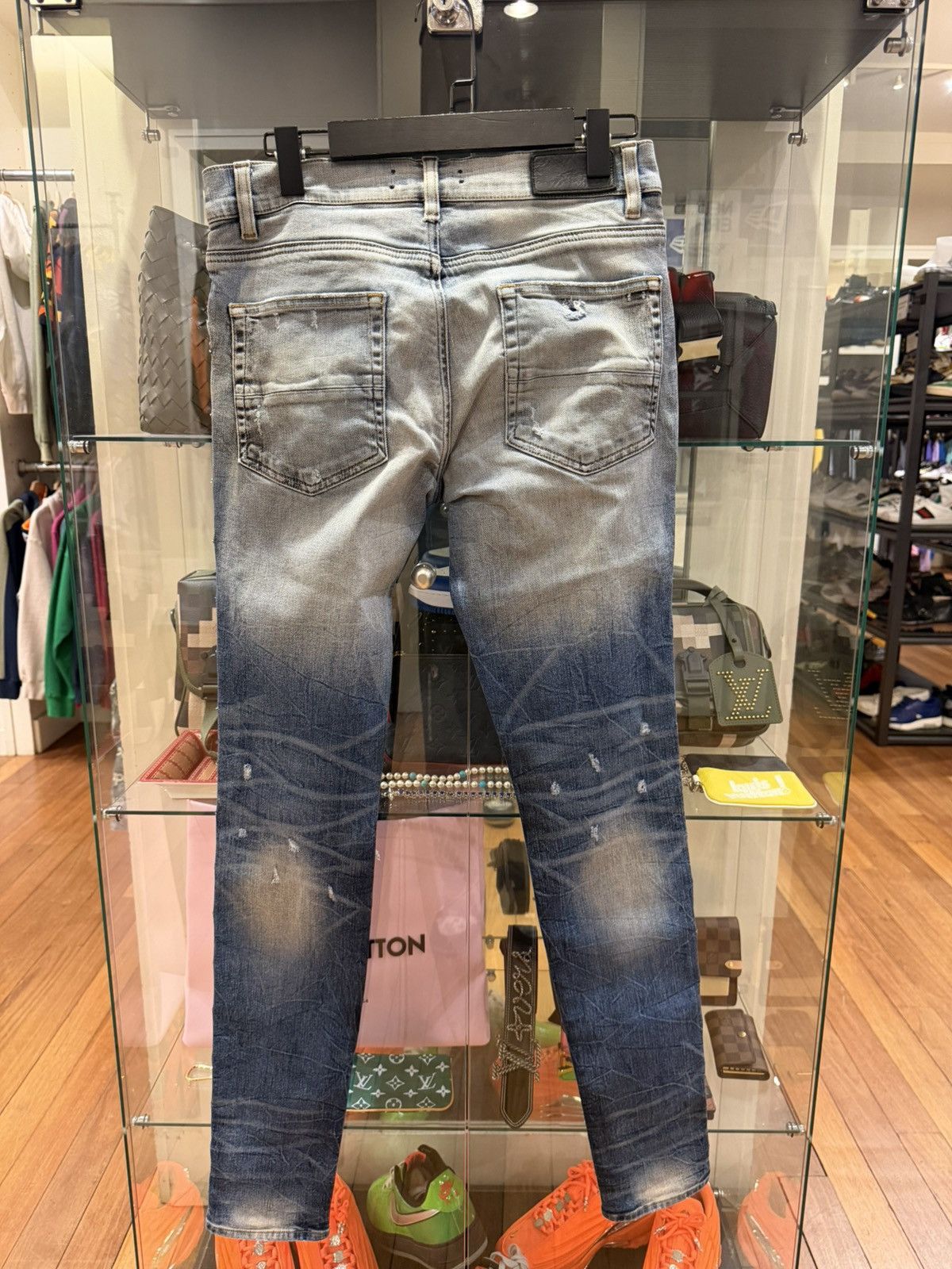 Amiri Amiri Studded Track Denim Jeans Size US 32 / EU 48 - 2 Thumbnail