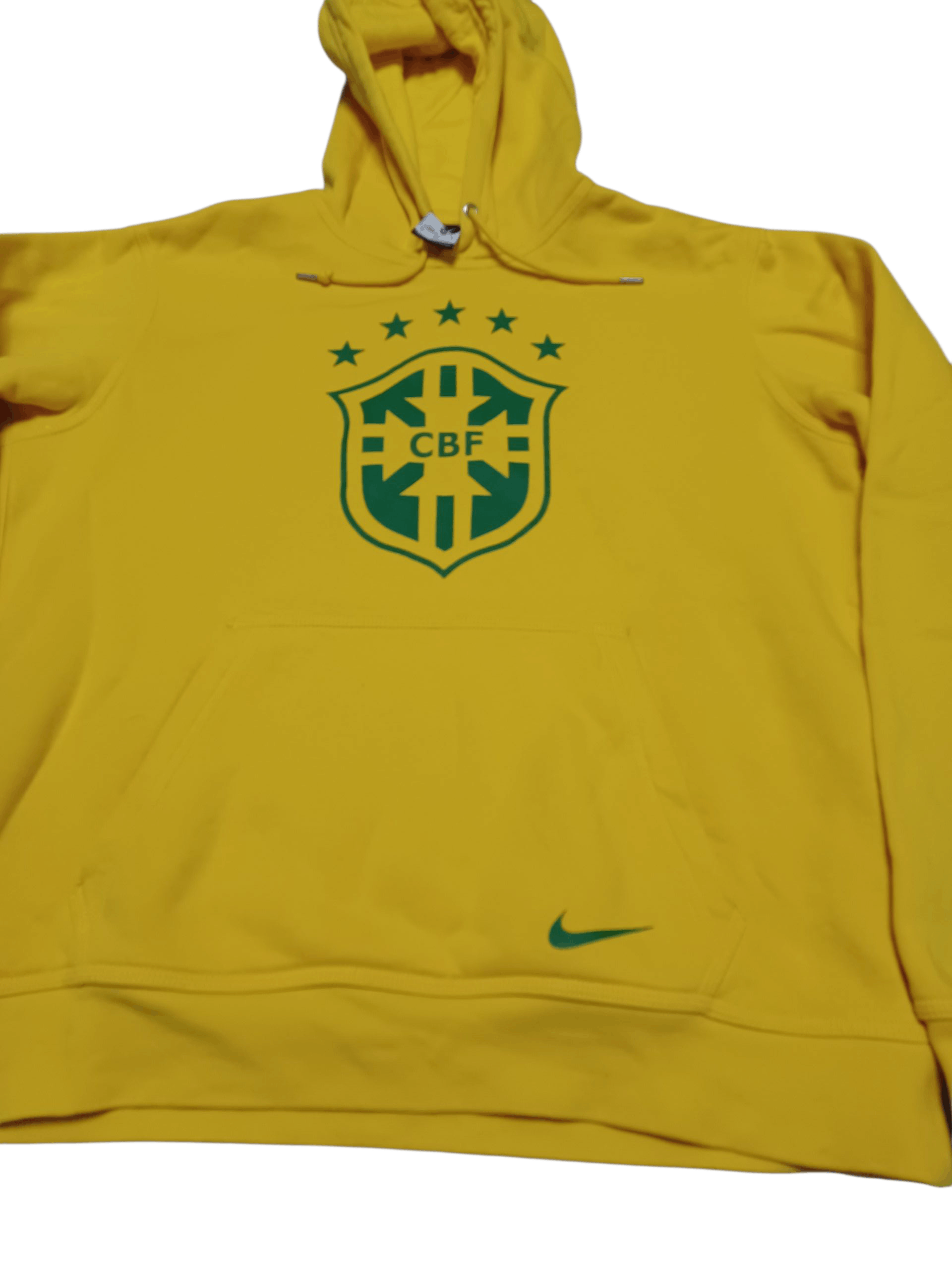 Nike NIKE BRASIL VINTAGE 2014 SOCCER HOODIE FOOTBALL Size US M / EU 48-50 / 2 - 2 Thumbnail