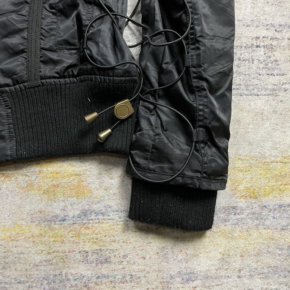 14th Addiction Back vintage bondage side lace fur bomber jacket vkei style Size US S / EU 44-46 / 1 - 8 Thumbnail