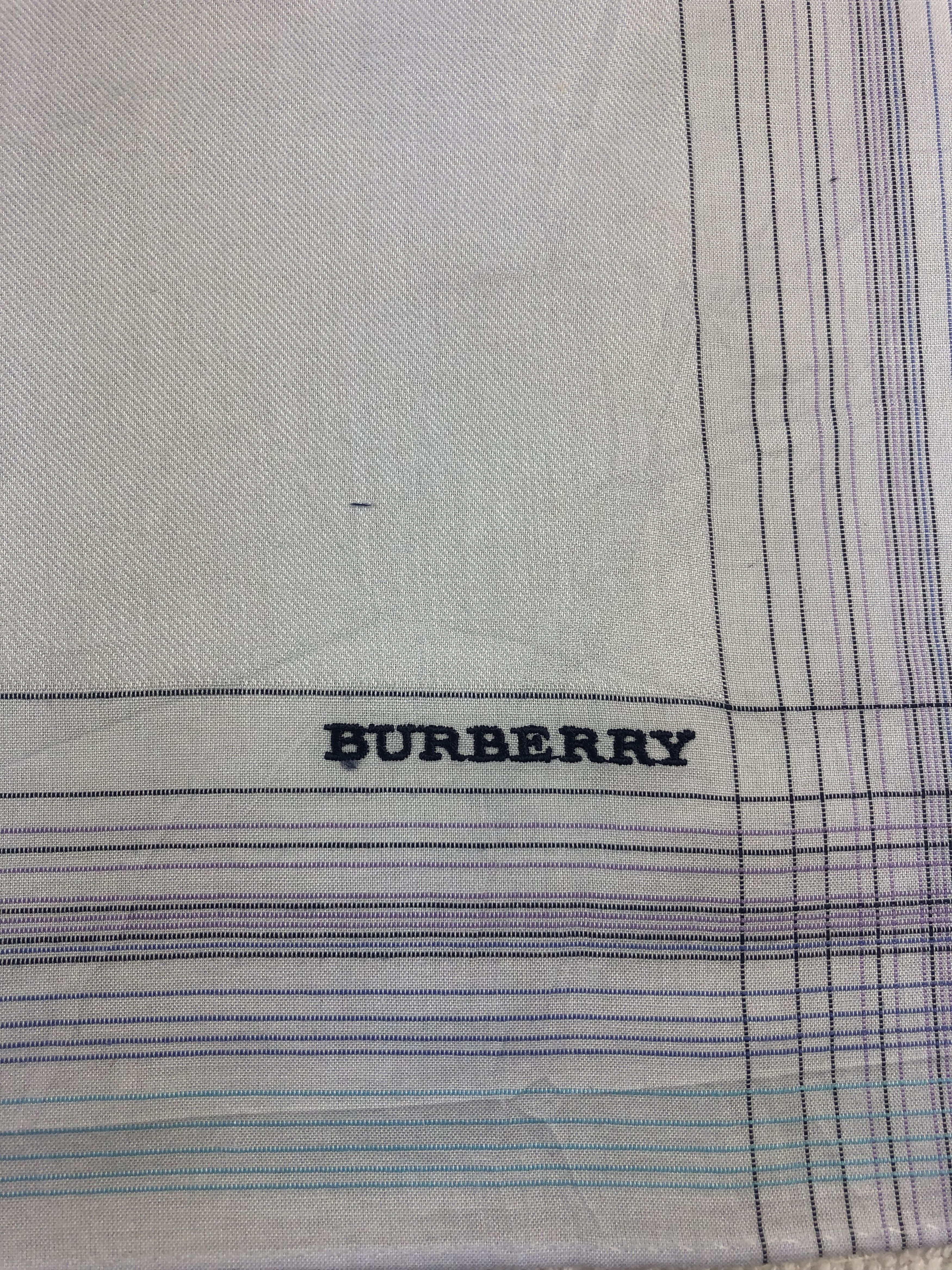 Burberry × Vintage Burberry Handkerchief / Bandana / Neckerchief Size ONE SIZE - 5 Thumbnail