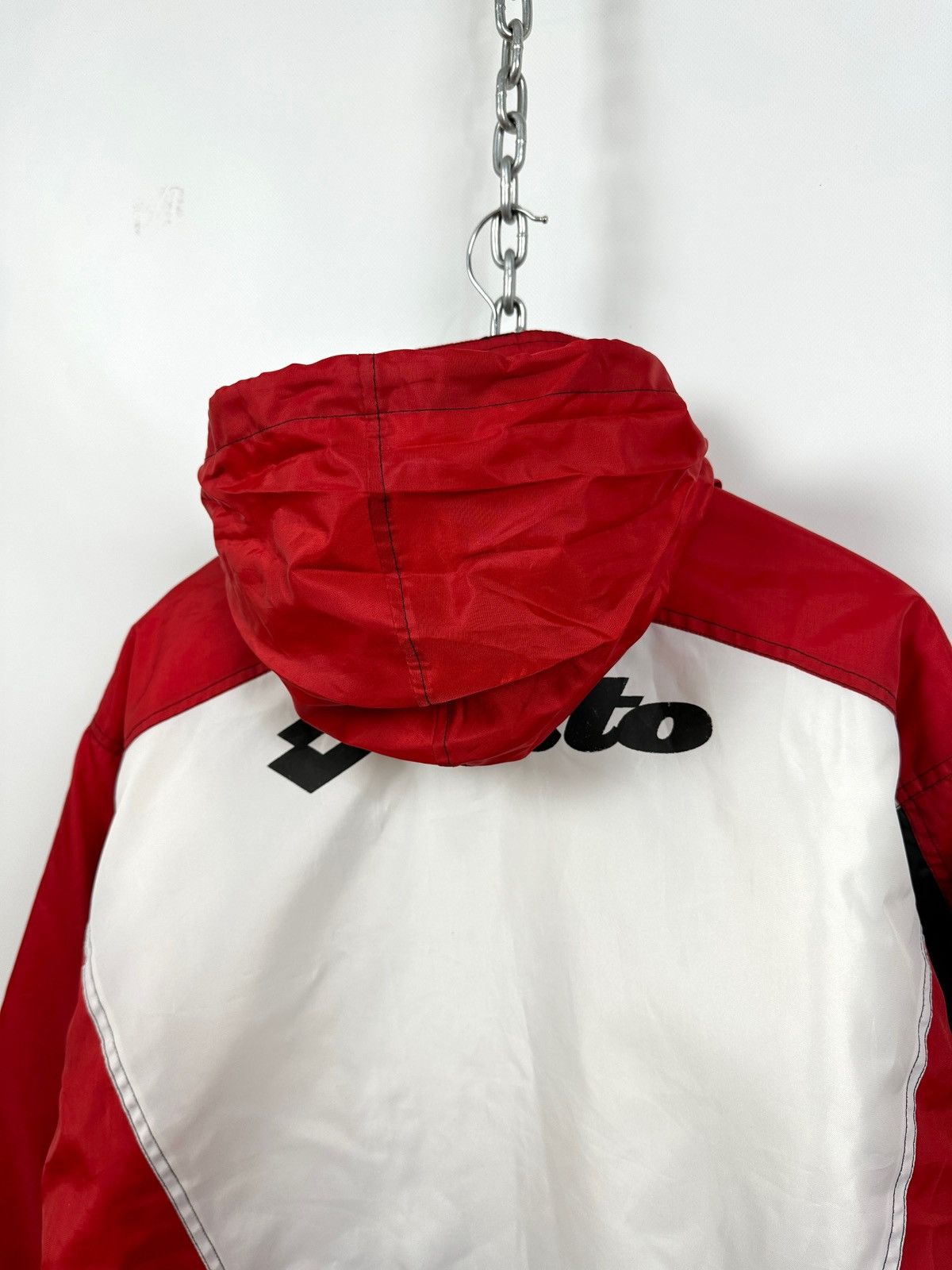 Lotto Sport 90s Vintage Lotto AC Milan Soccer Parka Coat Jacket Size US M / EU 48-50 / 2 - 19 Thumbnail