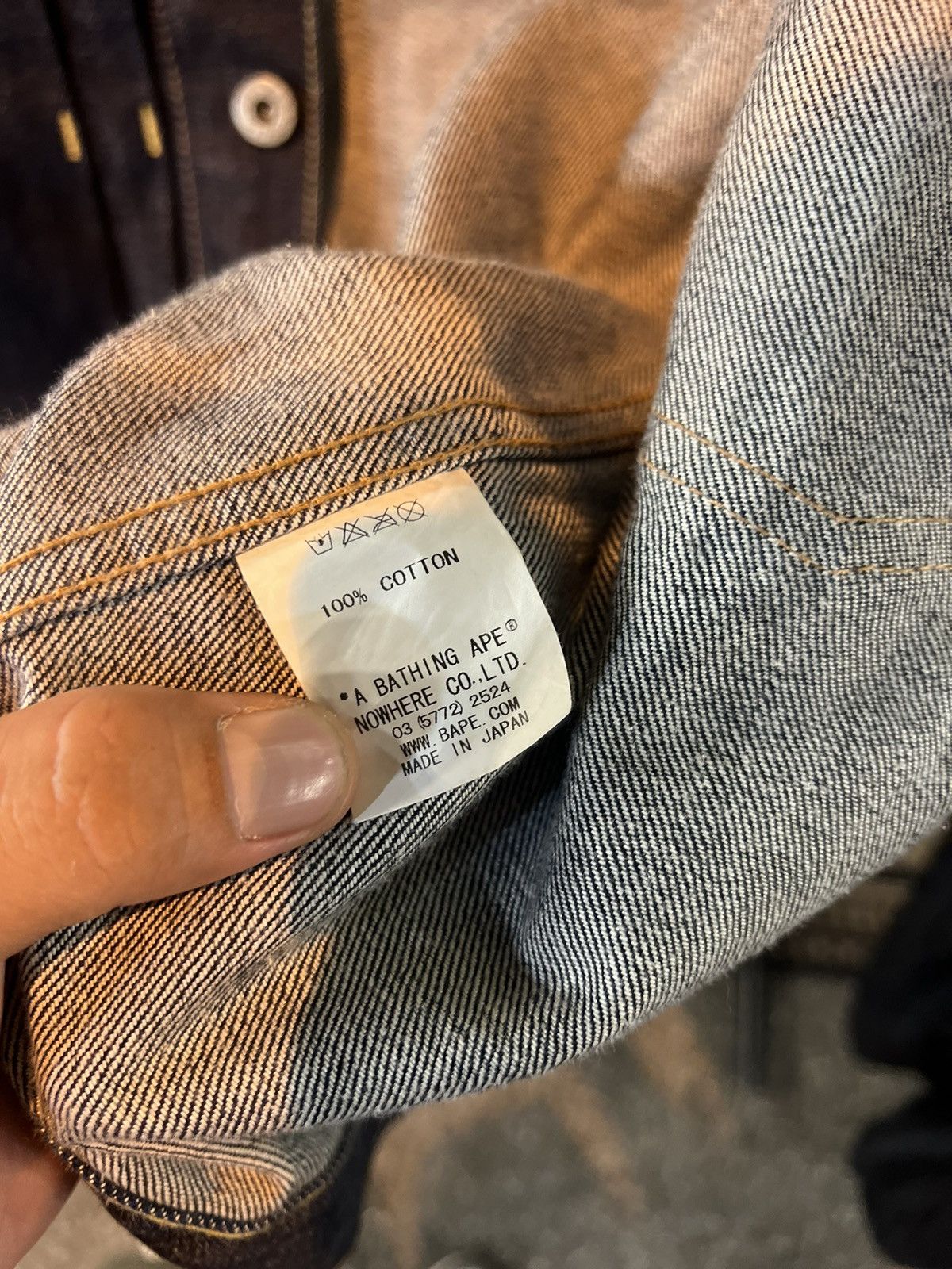 Bape Bape denim jacket Size US S / EU 44-46 / 1 - 8 Thumbnail
