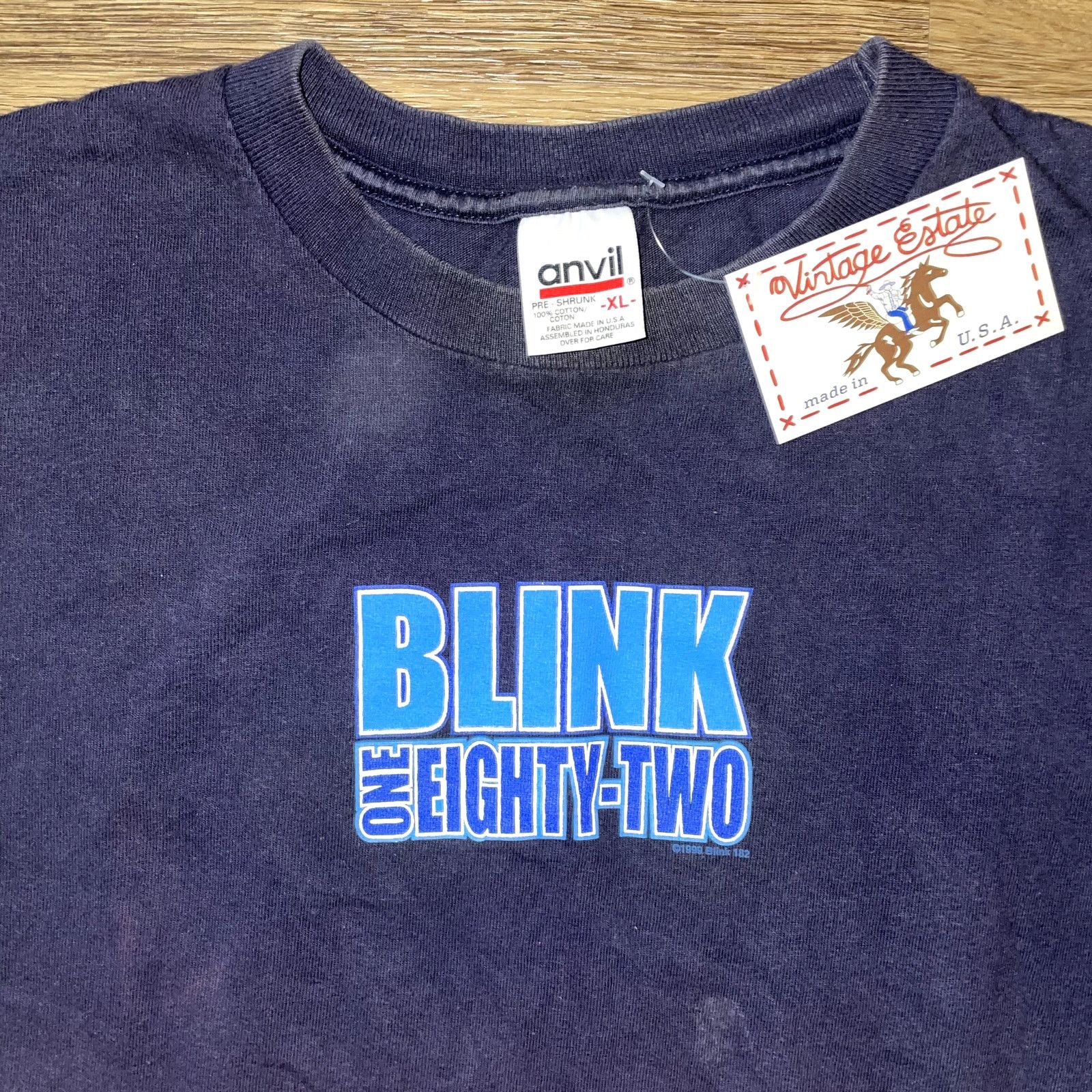 Anvil Blink 1-82 VTG Band Tee- Size XL Size US XL / EU 56 / 4 - 4 Thumbnail