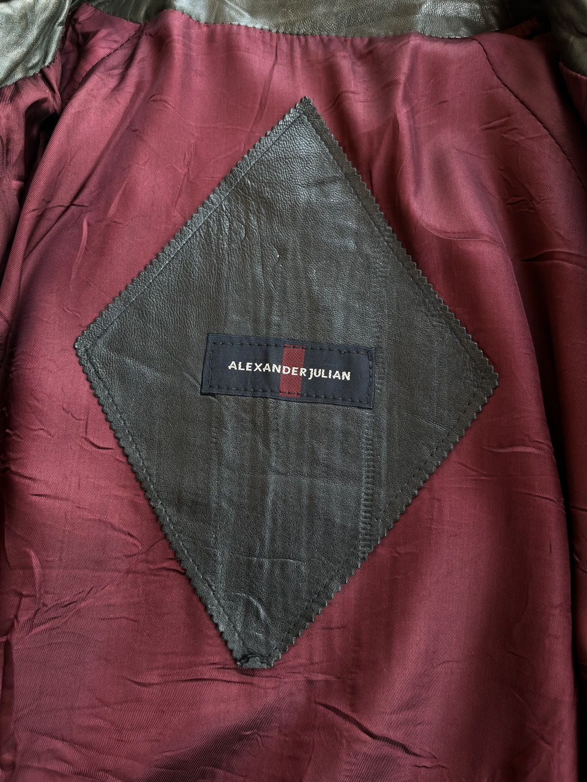 Alexander Julian 90’s Alexander Julian Type A-2 Flight Leather Jacket Size US L / EU 52-54 / 3 - 13 Thumbnail