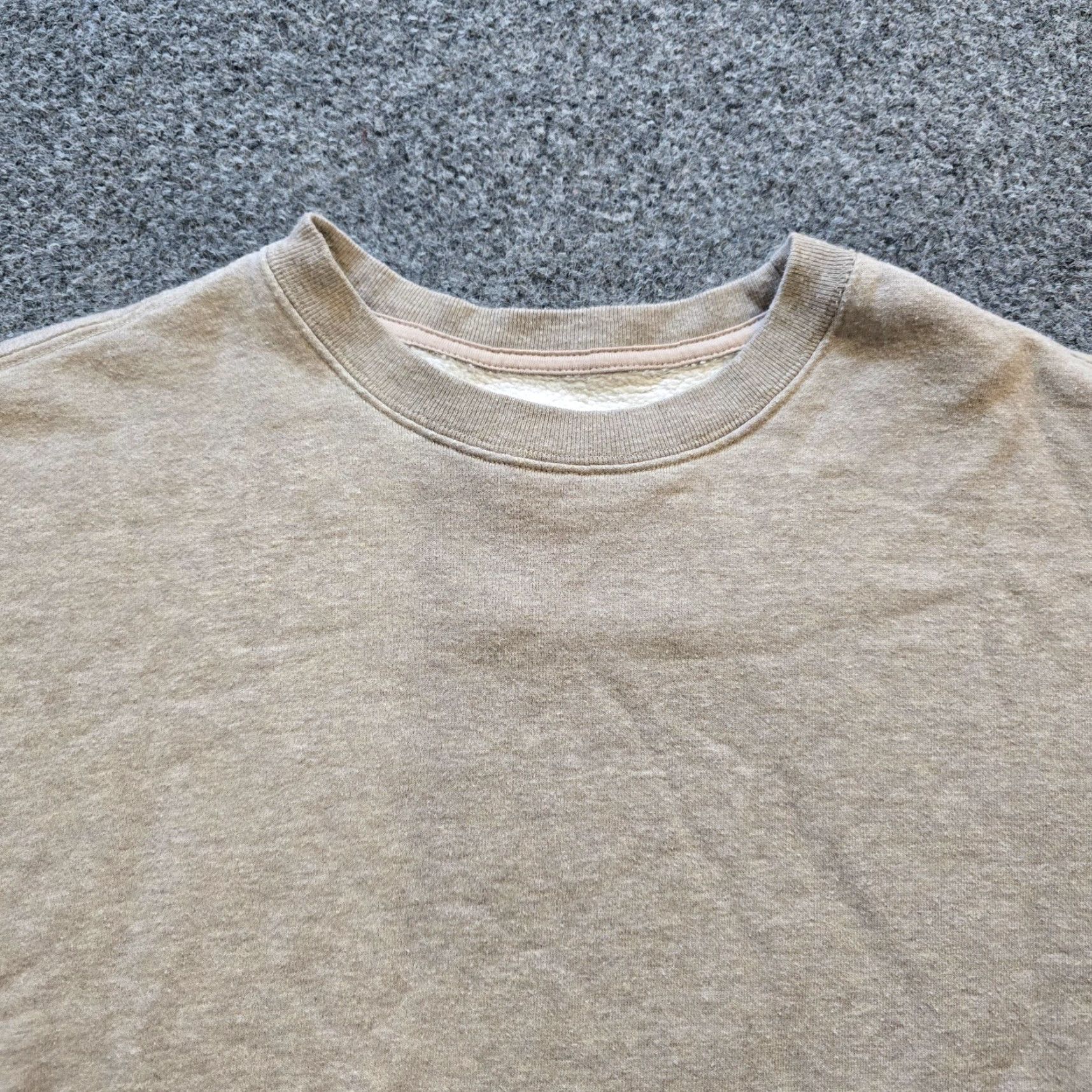 Girlfriend Collective Girlfriend Collective Sweatshirt Womens Size S Tan Crew Neck Lounge Casual Beige Cotton Blended Fabric Long Sleeve Pullover Regular Size S / US 4 / IT 40 - 2 Thumbnail