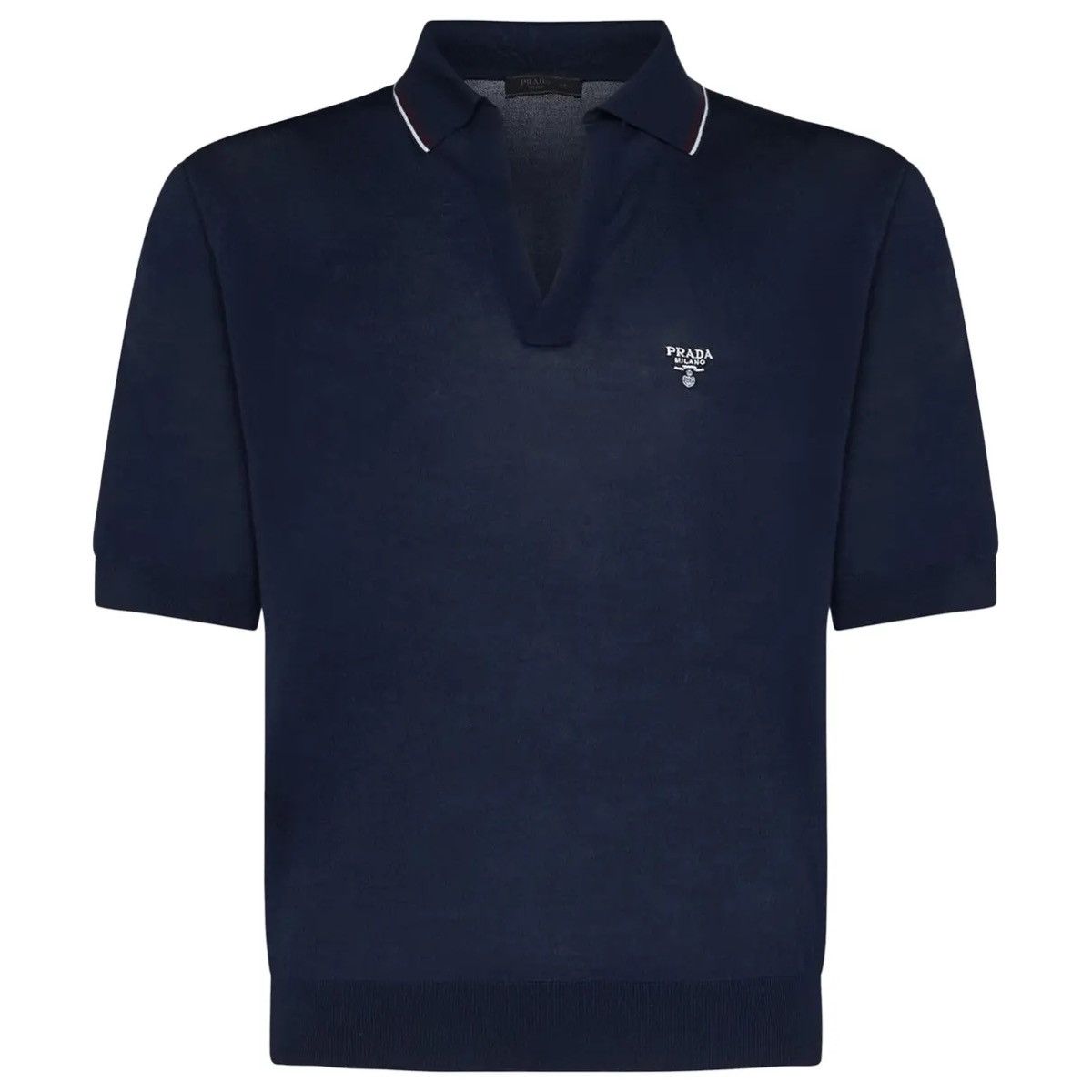 Prada 🔥$2.4K VALUE🔥Cashmere Knit Polo Shirt Size US M / EU 48-50 / 2 - 1 Thumbnail