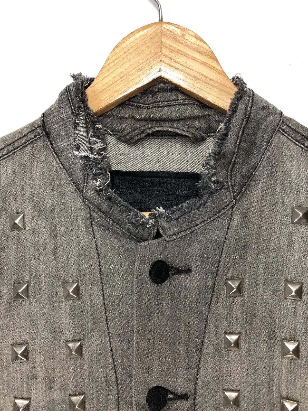 If Six Was Nine × Levi's × Levi's Made & Crafted Levi's Paint Splash Denim Tears Studded Jacket Size US M / EU 48-50 / 2 - 6 Thumbnail