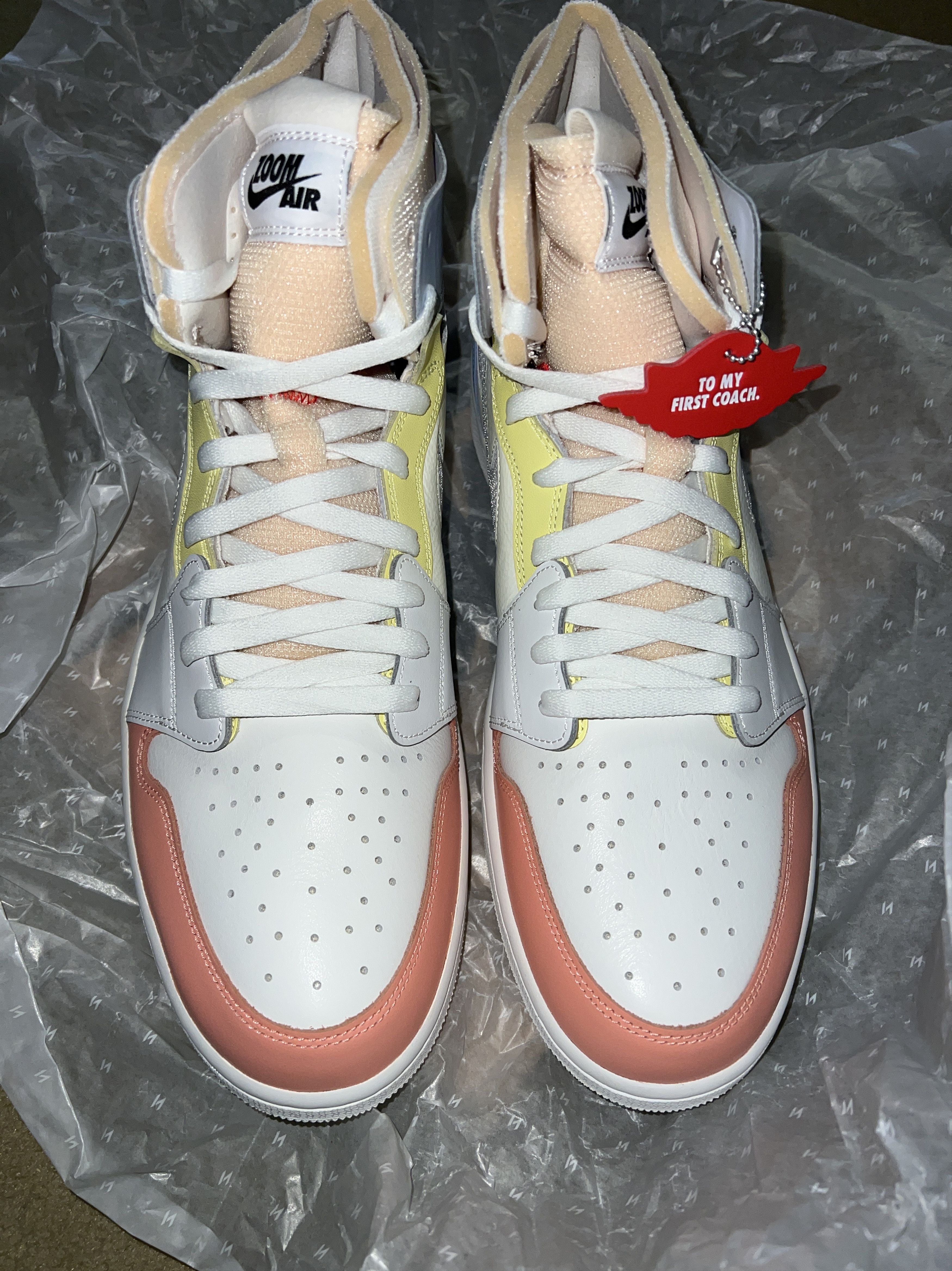 Nike AIR JORDAN 1 ZOOM AIR US 16 DJ6910 100 SAIL/WHITE-LT ZITRON Size US 15 / EU 48 - 5 Thumbnail