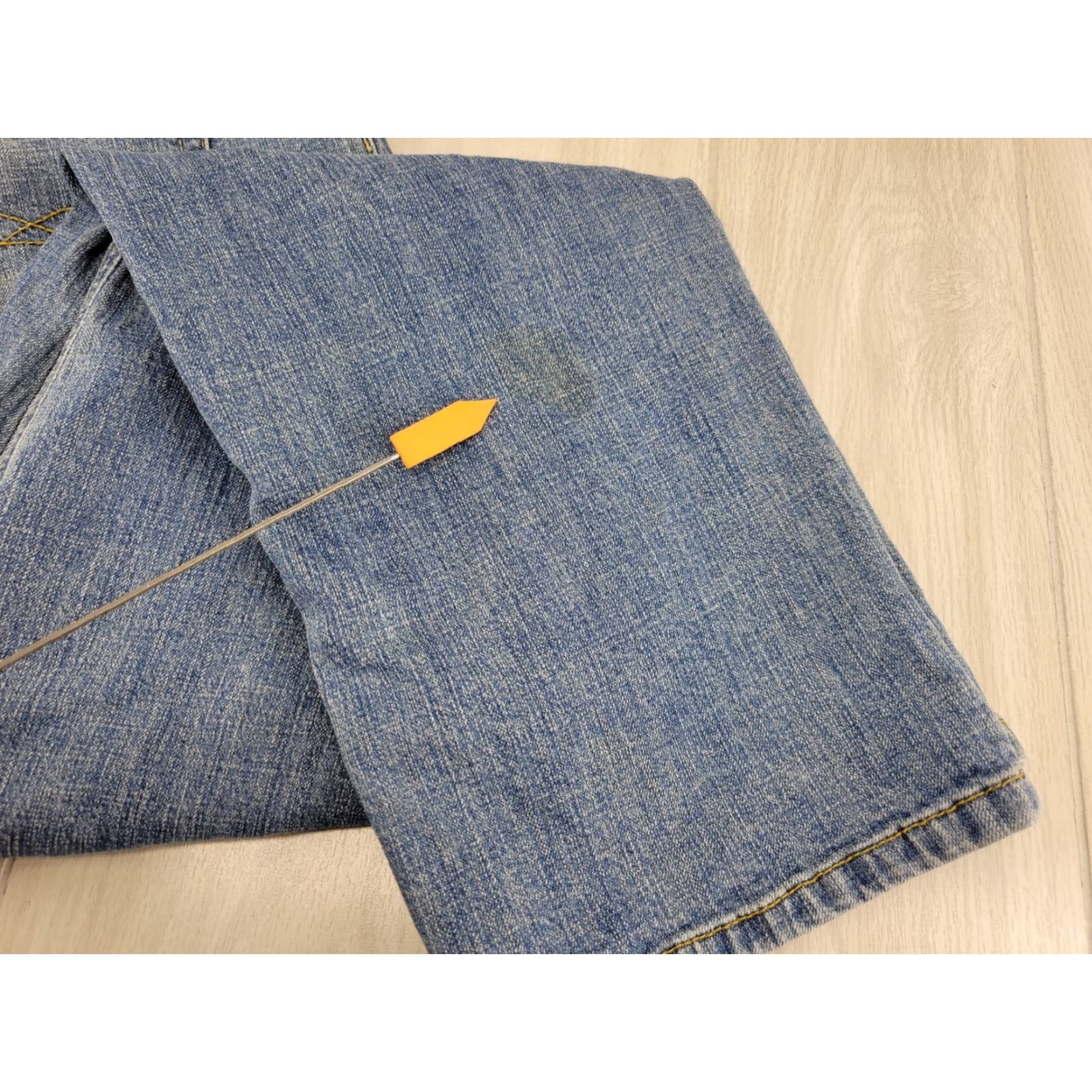 Vintage Levis Signature Jeans Mens 42x30 Blue Denim 5-Pocket Belt Loops Athletic Fit Size US 42 / EU 58 - 3 Thumbnail