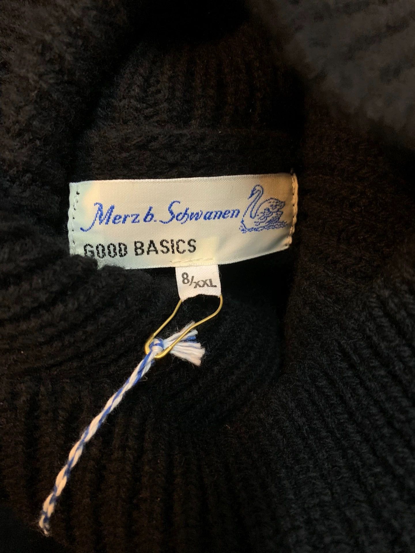 Merz B. Schwanen merz b.schwanen new Merino Cashmere Turtleneck Black XXL Size US XXL / EU 58 / 5 - 3 Thumbnail