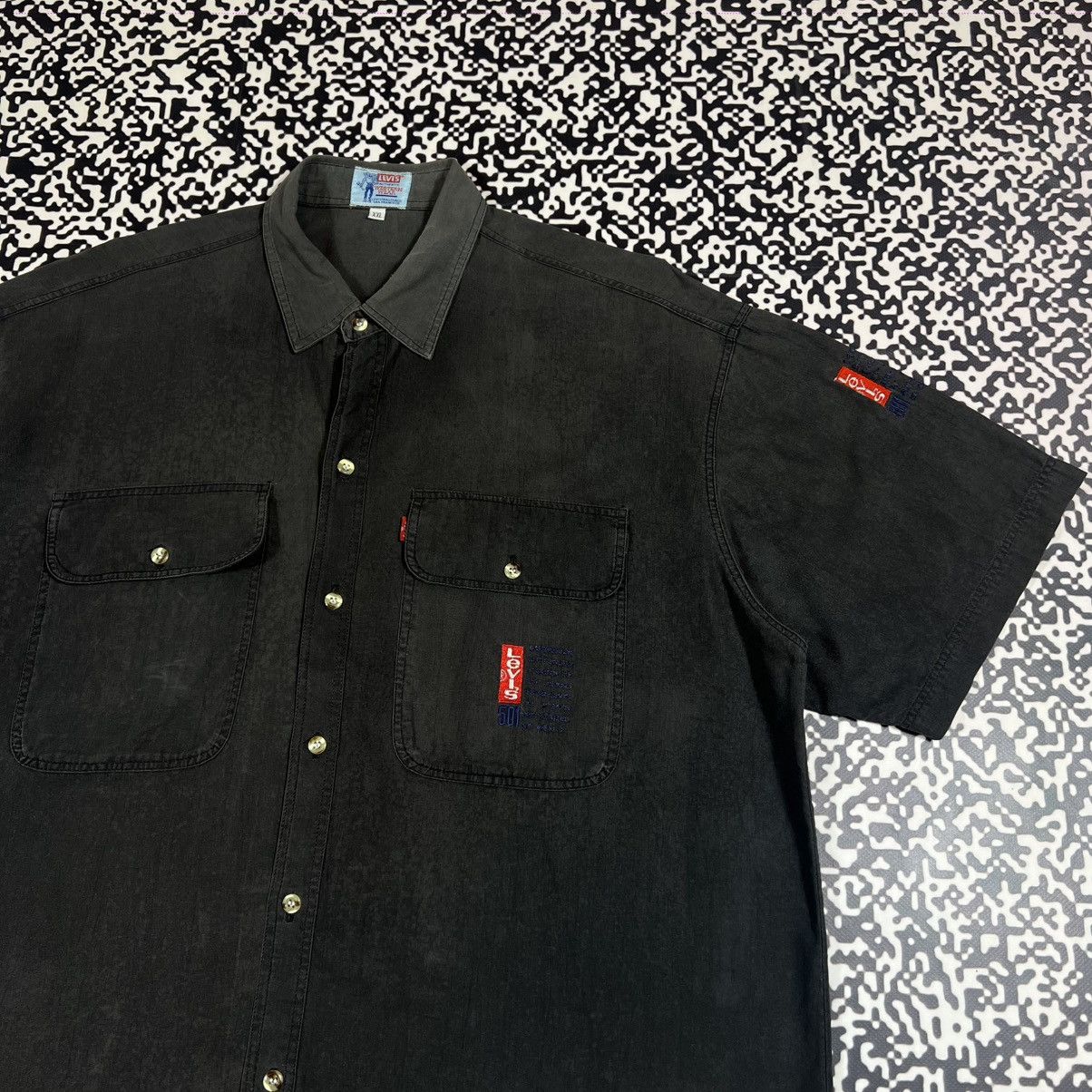 Levi's Vintage Clothing Vintage 80s Levis Western Shirt Faded Retro Casual Rare 90s Size US XXL / EU 58 / 5 - 5 Thumbnail