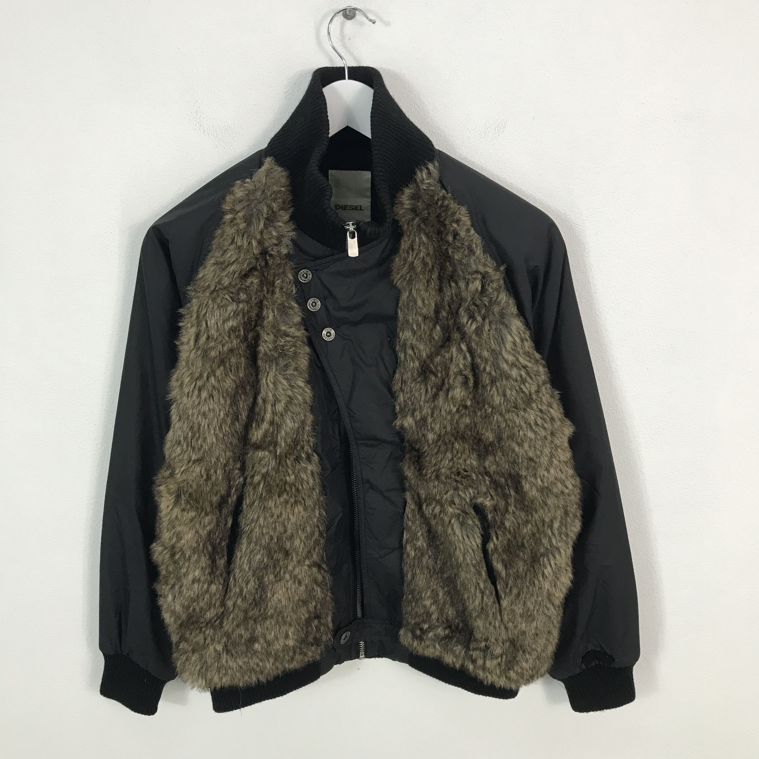 Diesel × Vintage Diesel fur design jacket rare jacket Size US XS / EU 42 / 0 - 1 Thumbnail