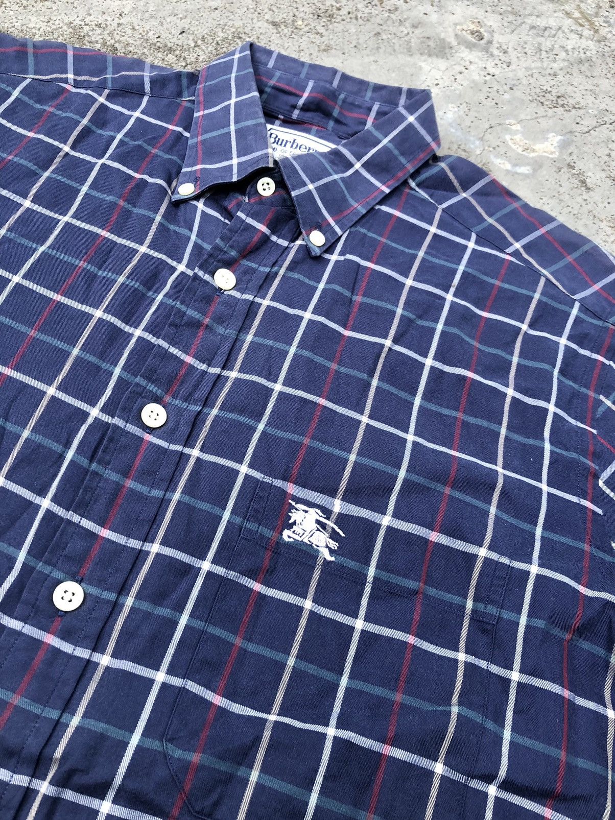 Burberry VINTAGE BURBERRYS PLAID BUTTON UP Size US L / EU 52-54 / 3 - 2 Thumbnail
