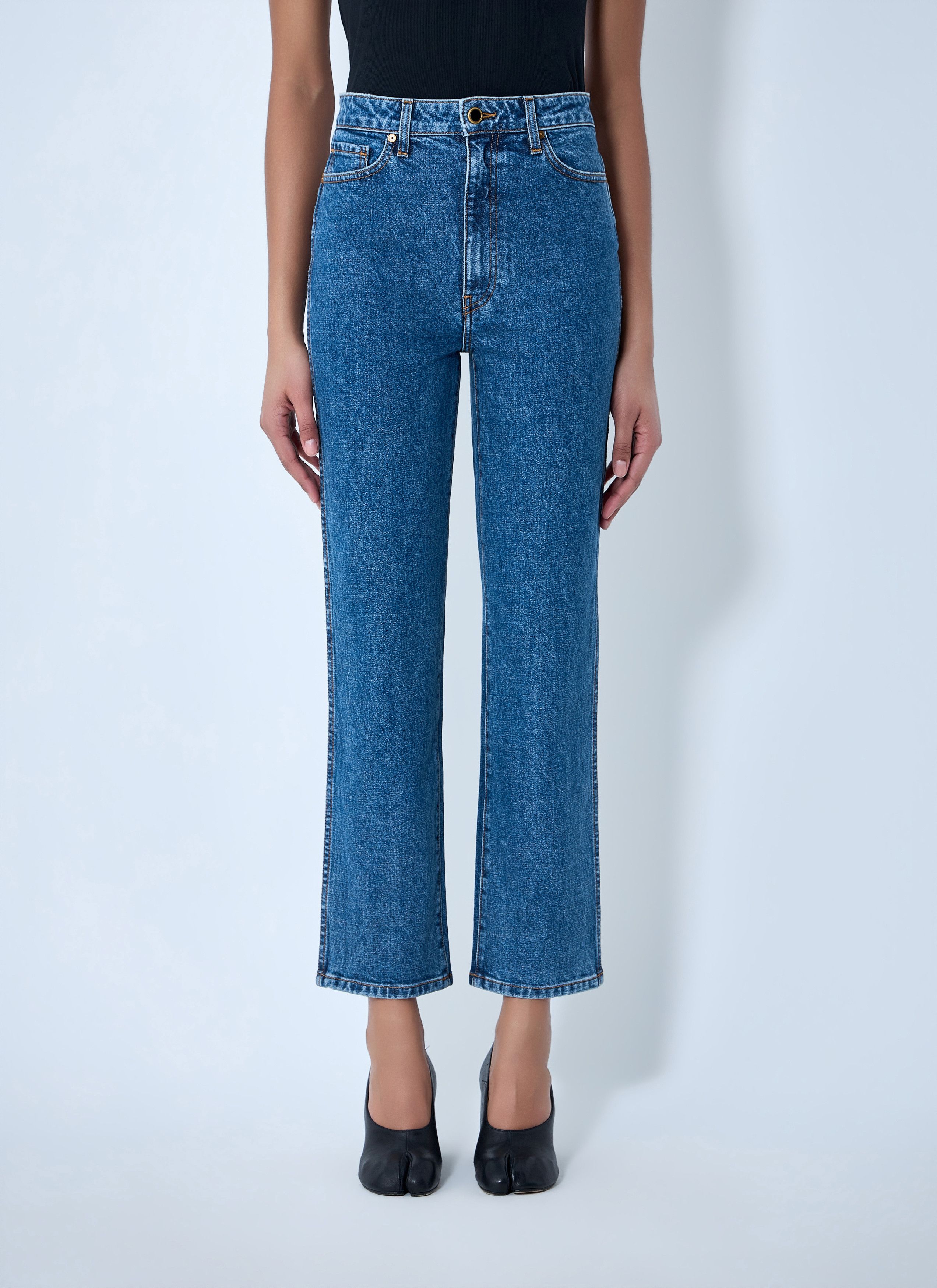 KHAITE Abigail Stretch Jeans Size 28" / US 6 / IT 42 - 1 Thumbnail