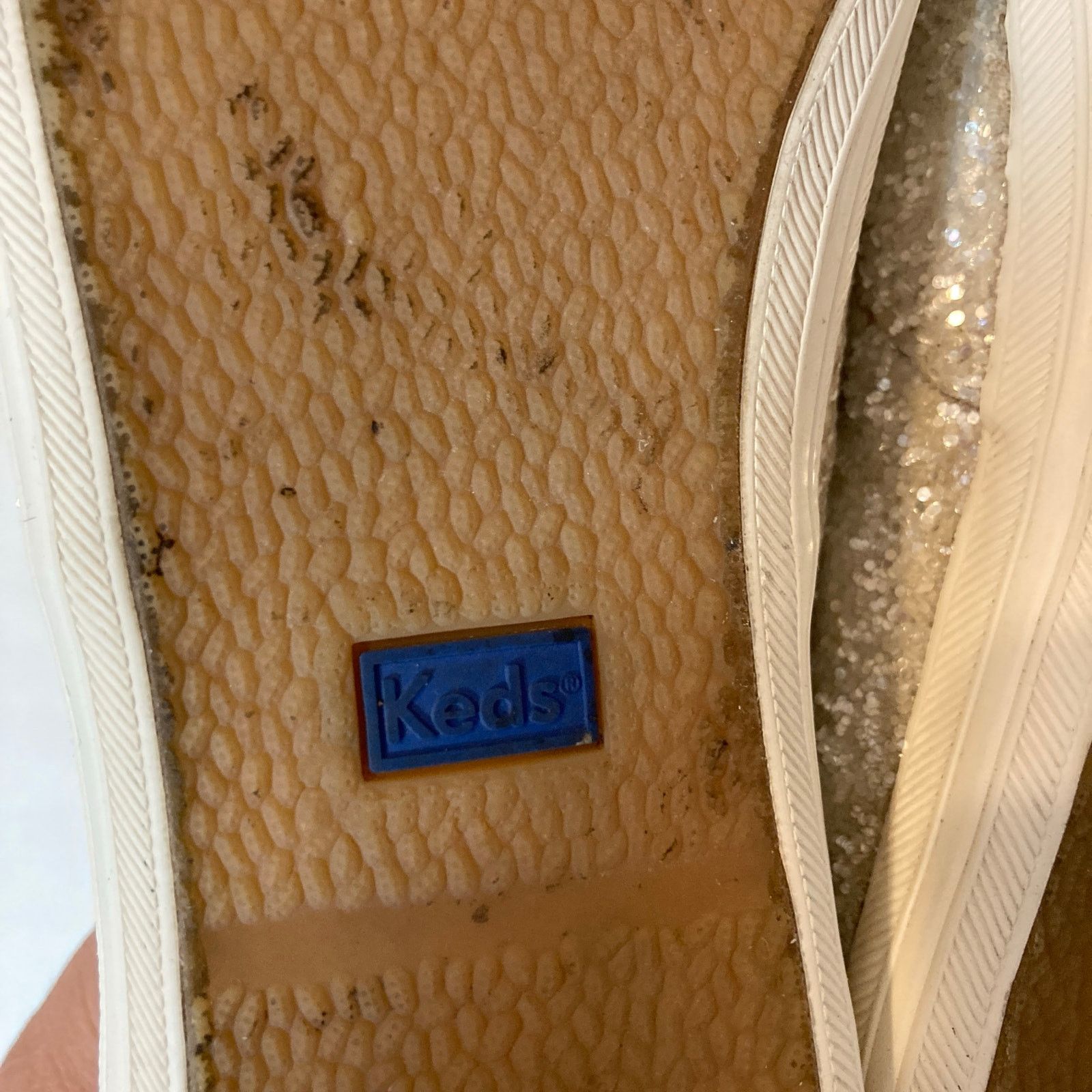 Kate Spade Keds x Kate Spade New York Champion Glitter Cream Sneakers Size US 8.5 / IT 38.5 - 11 Thumbnail