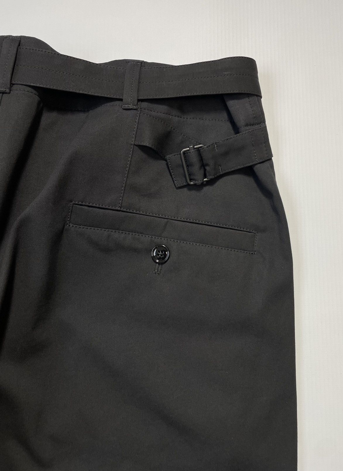 Lemaire S/S 24 Black ‘Belted Carrot Trousers’ Size US 34 / EU 50 - 14 Thumbnail