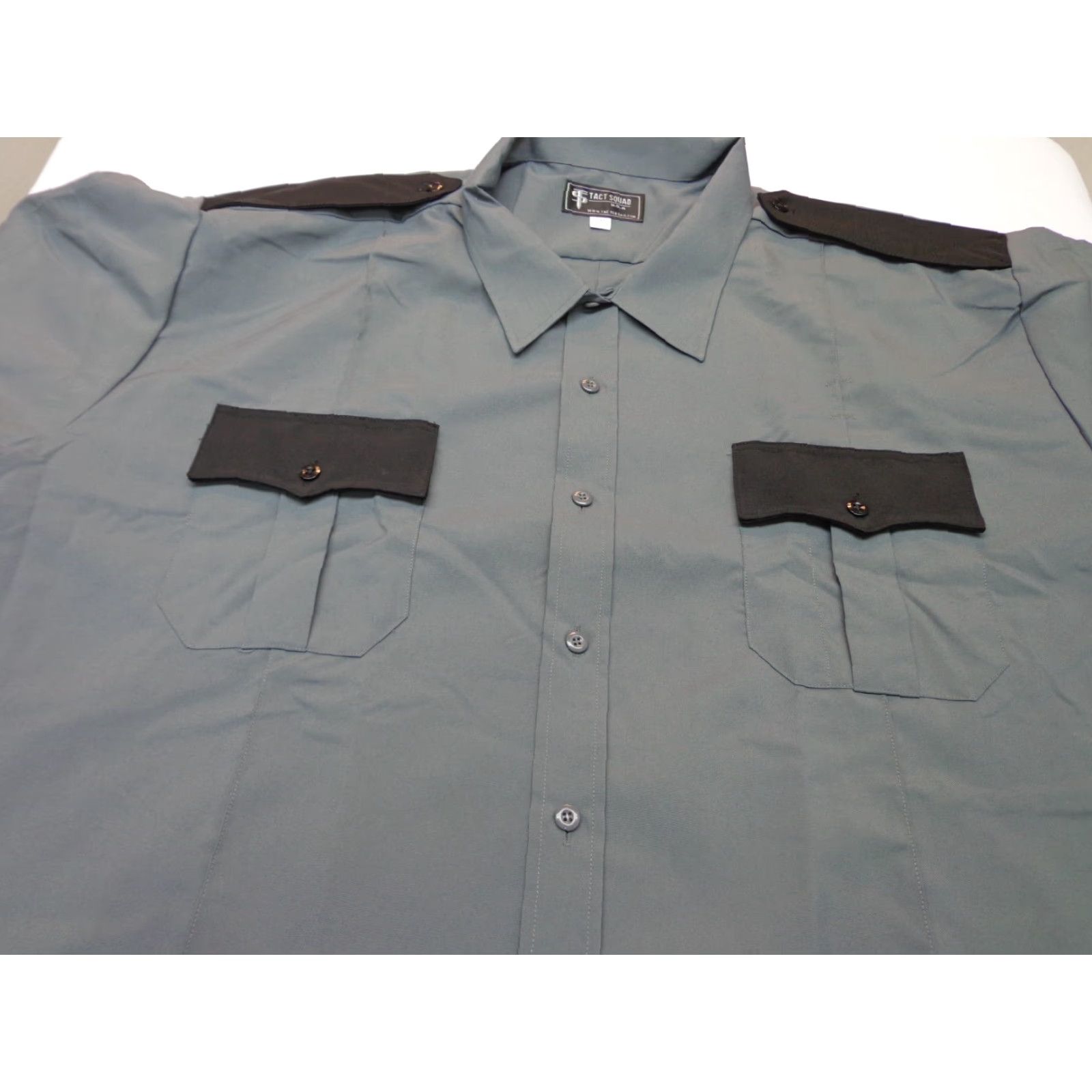 Vintage Tact Squad Shirt 5XL Gray Short Sleeve Uniform Men Size US XXL / EU 58 / 5 - 3 Thumbnail