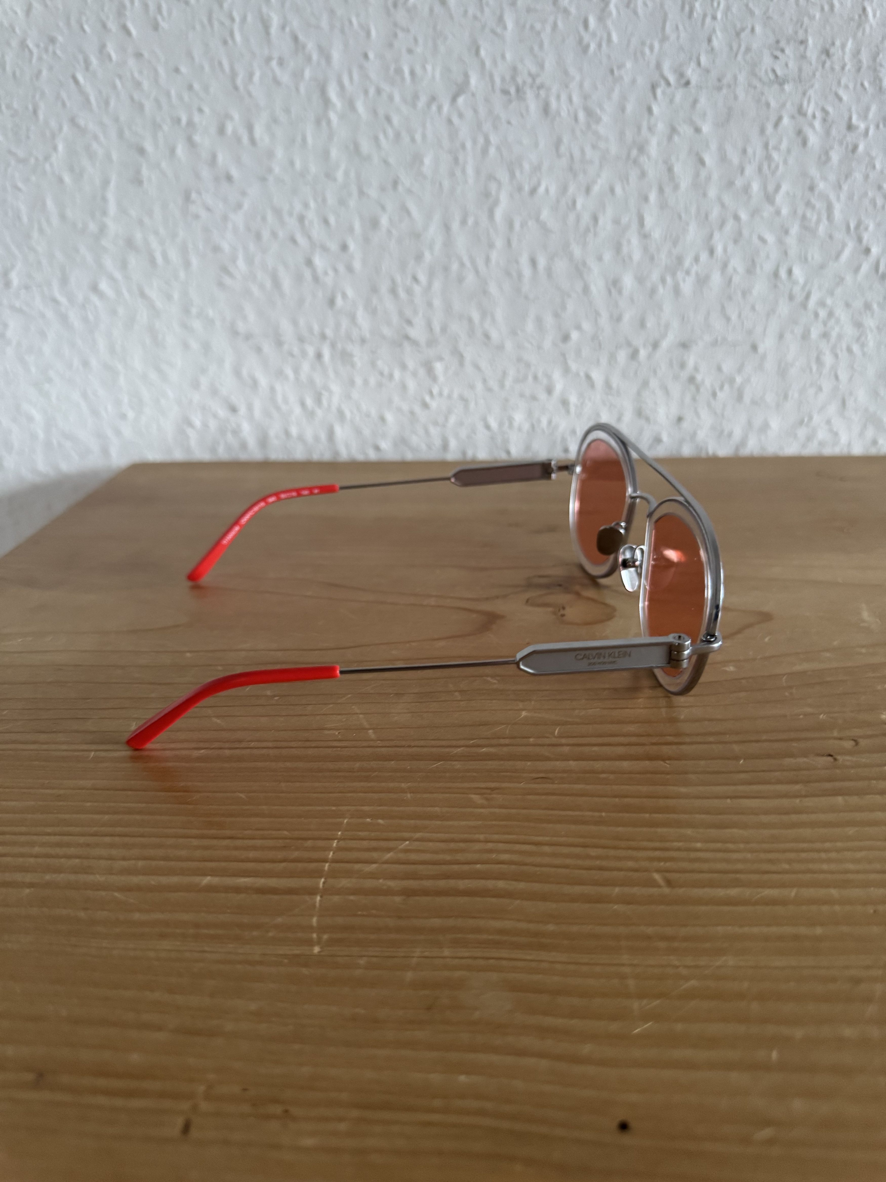 Calvin Klein 205W39NYC CKNYC1911S Double Bridge Metal Sunglasses Size ONE SIZE - 7 Thumbnail