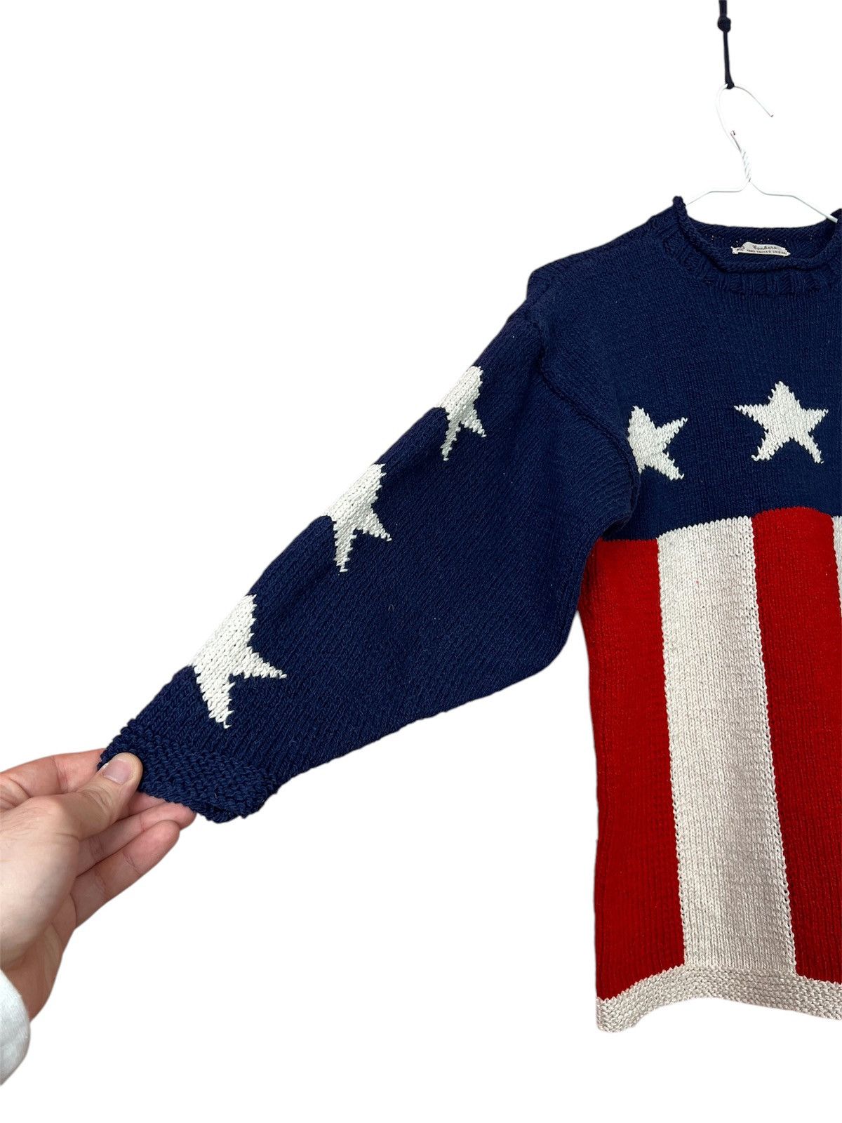 Vintage USA hard knit wear sweater vintage rare 1990 1980 hype Size US XS / EU 42 / 0 - 2 Thumbnail