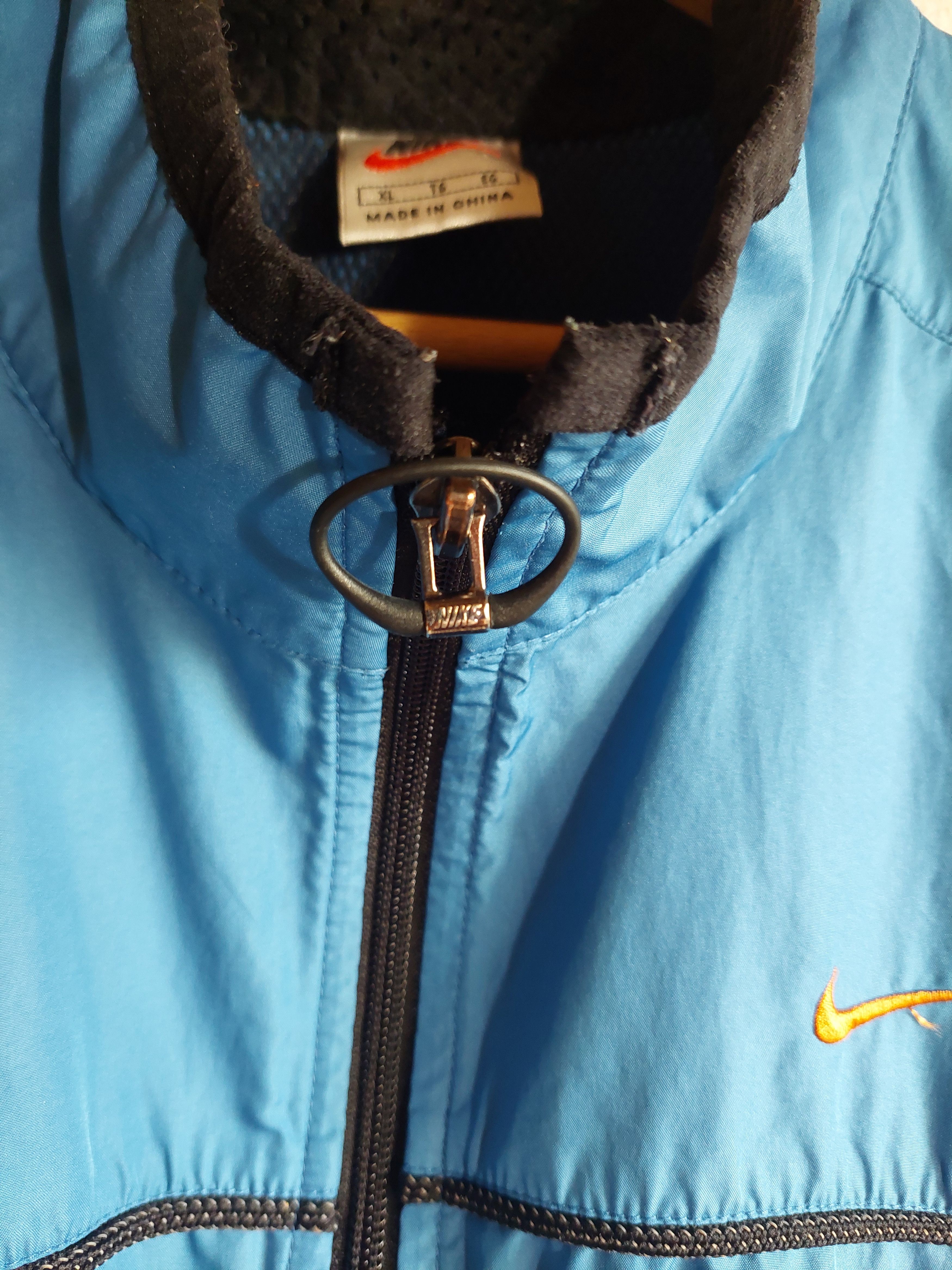 Nike Vintage Blue Nike Running Track Jacket Size XL Size US XL / EU 56 / 4 - 5 Thumbnail