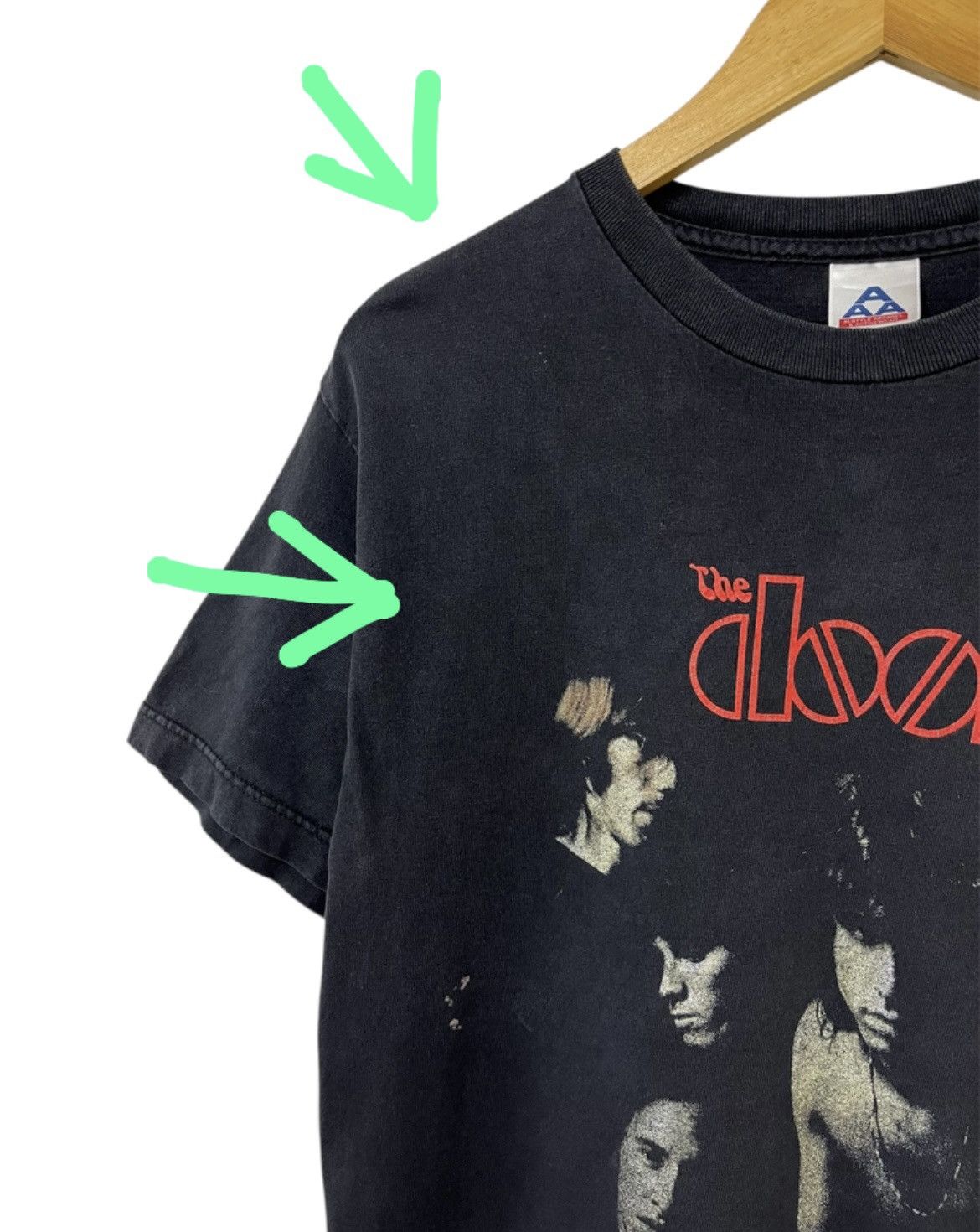 Band Tees VINTAGE 00s THE DOORS LIGHT MY FIRE ROCK BAND TSHIRT Size US M / EU 48-50 / 2 - 9 Thumbnail