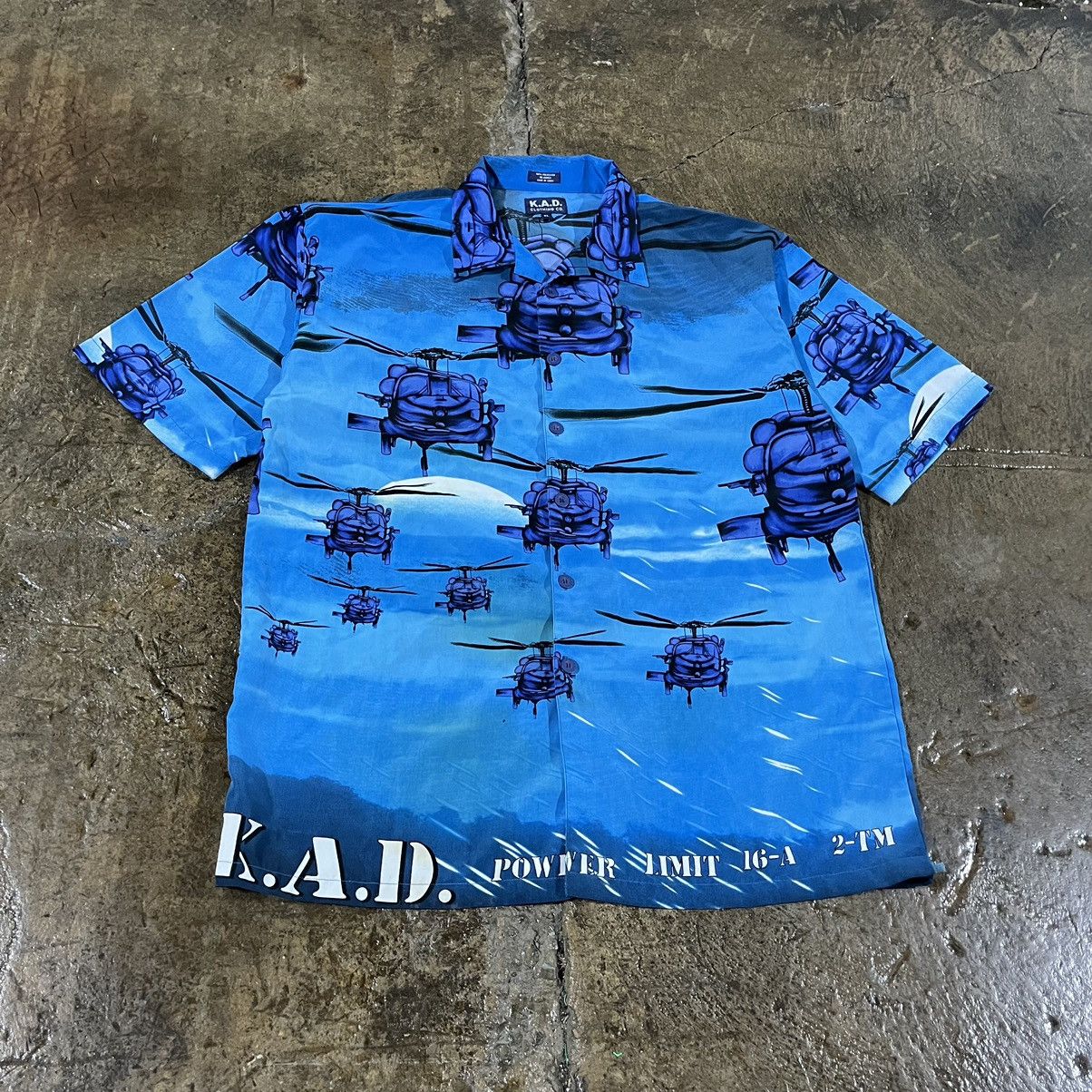 JNCO × Southpole × Vintage Crazy Vintage Y2K JNCO Style Helicopter Hip-Hop Button-Up Size US L / EU 52-54 / 3 - 3 Thumbnail